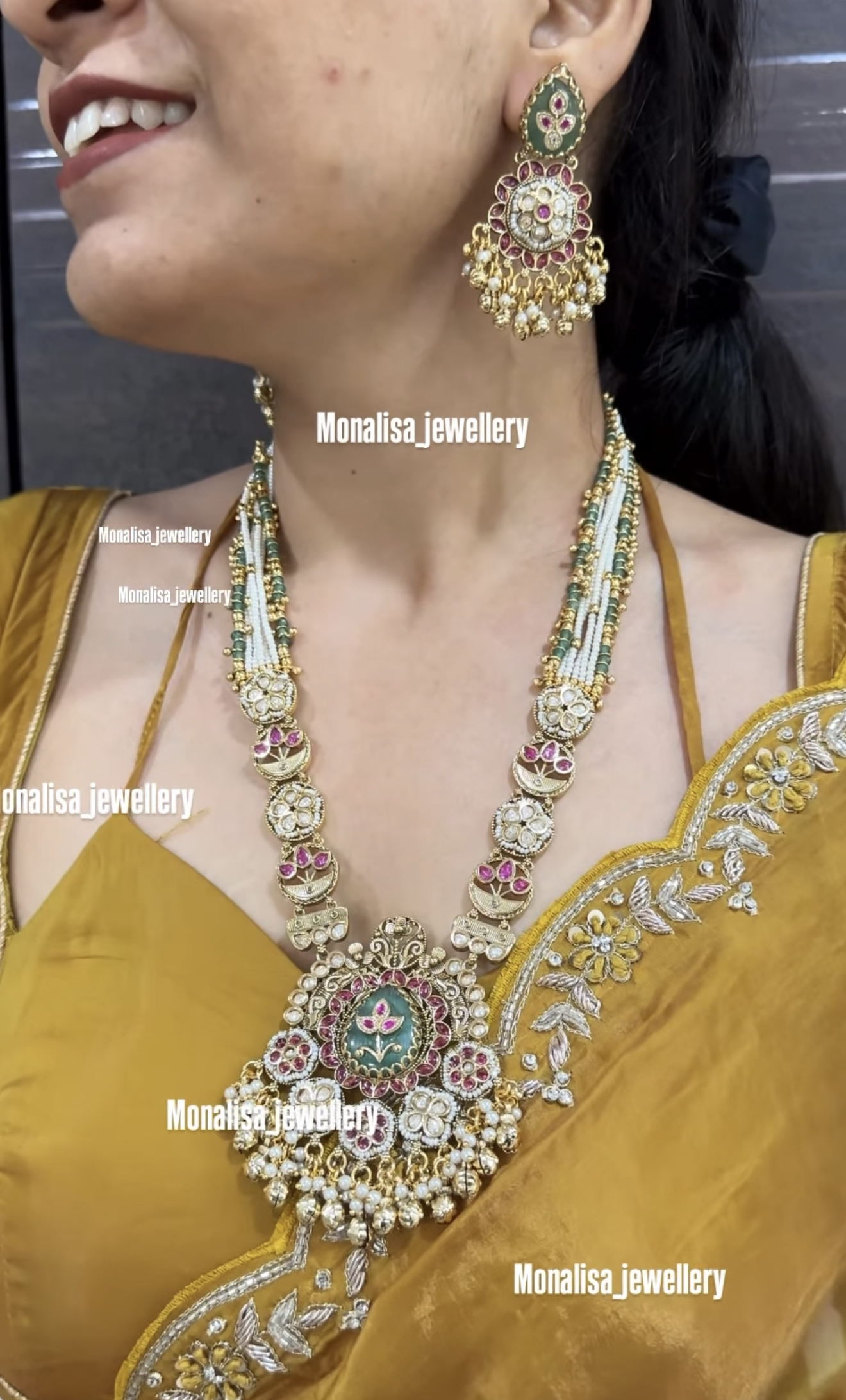 Annika Antique Designer Necklace Set