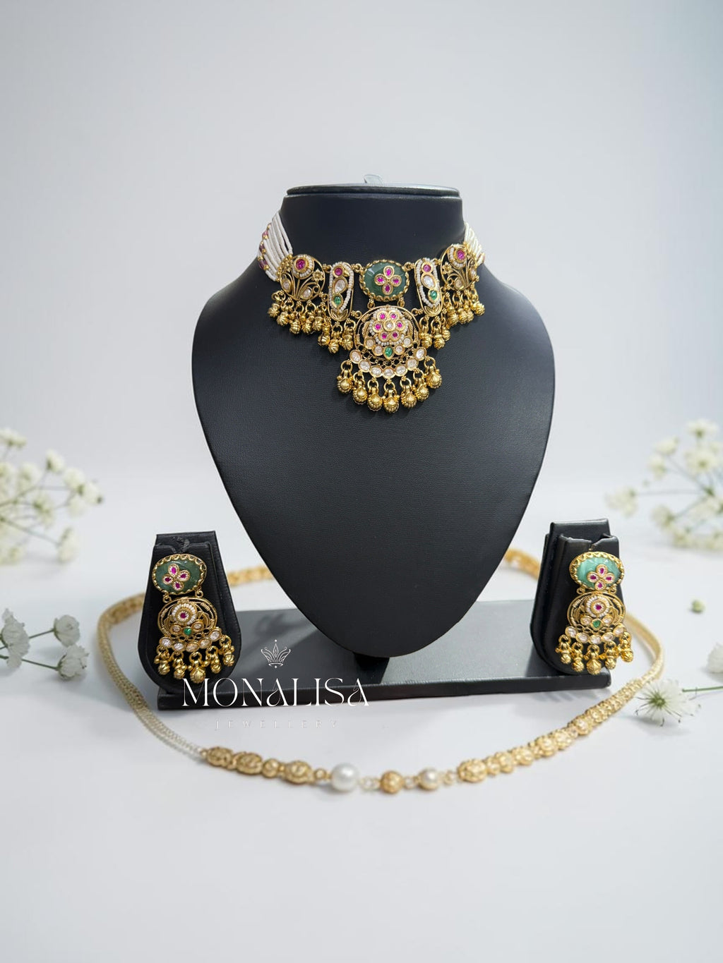 Varshini Antique Designer Necklace Set