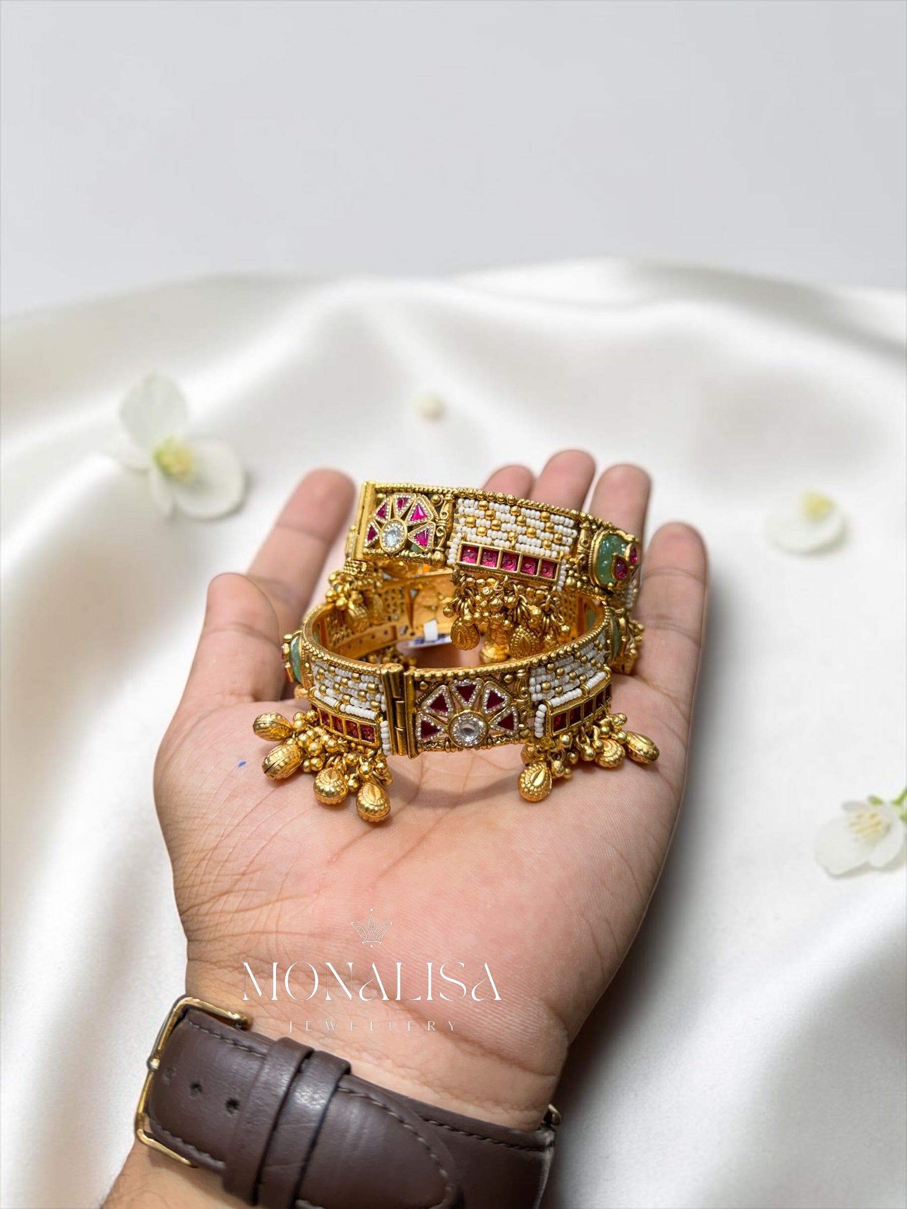 Reba Antique Designer Bangles