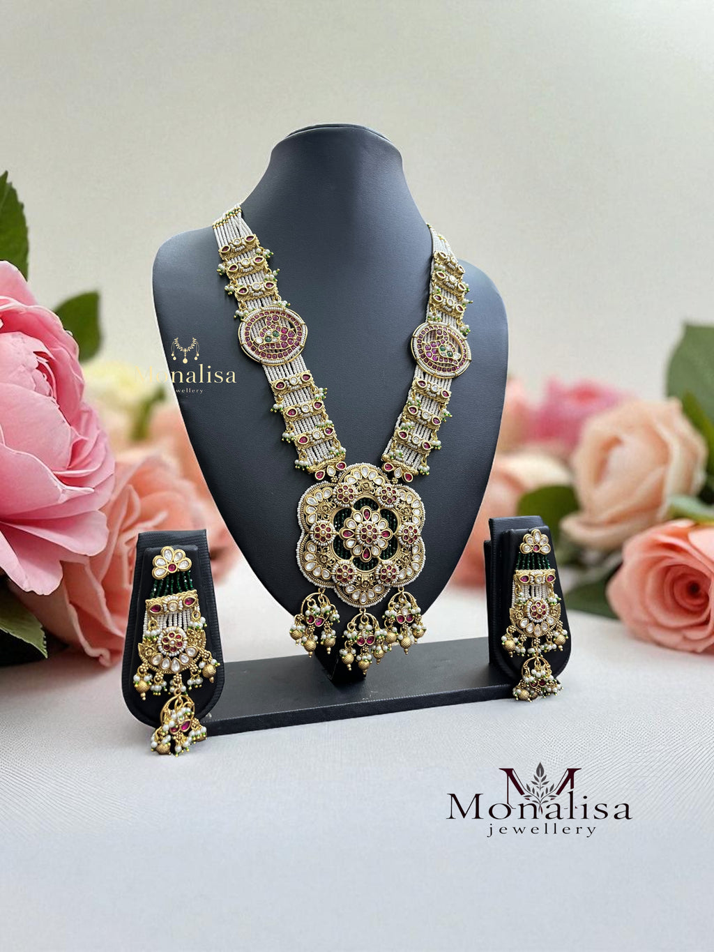 Mandiraa Antique Designer Long Necklace