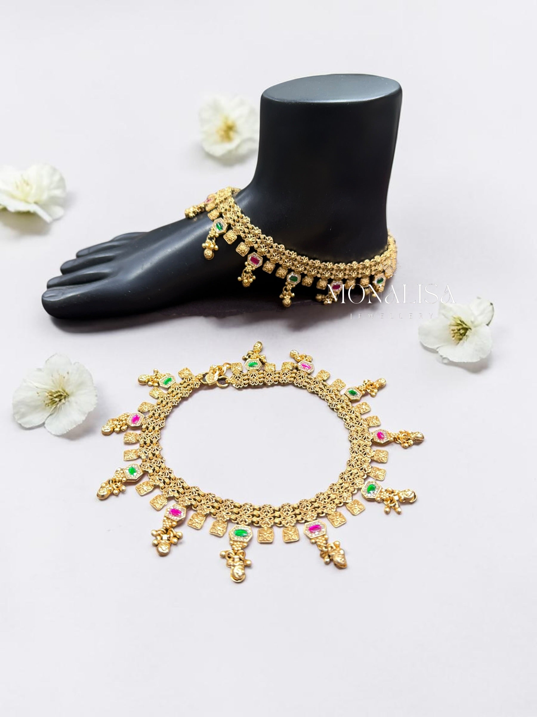 Sinmaya Antique designer Anklet