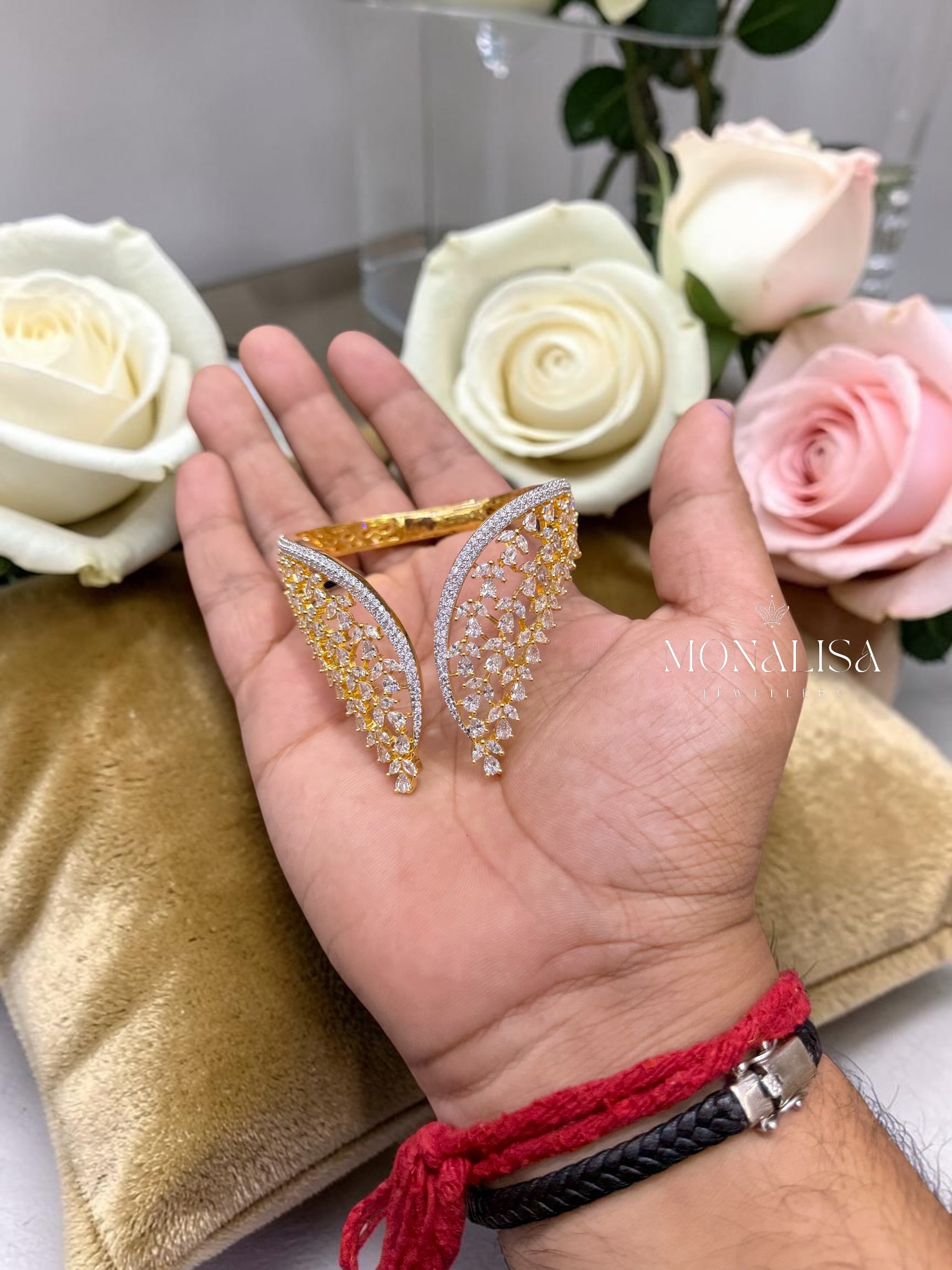 Reva Gold Diamond Designer Bracelet
