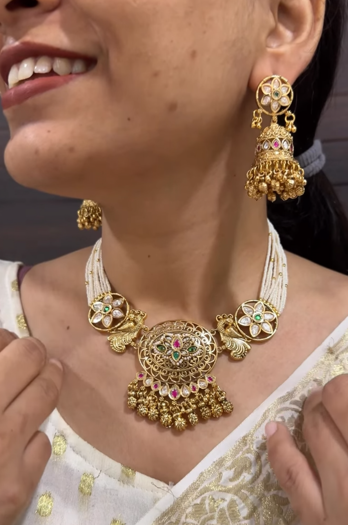 Reva Antique Designer Necklace Set