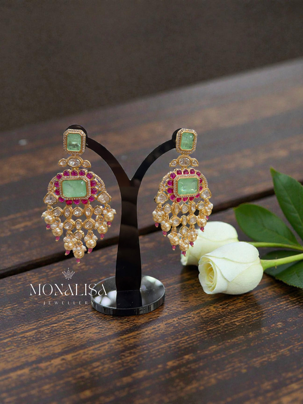Sia Polki Desinger Earing