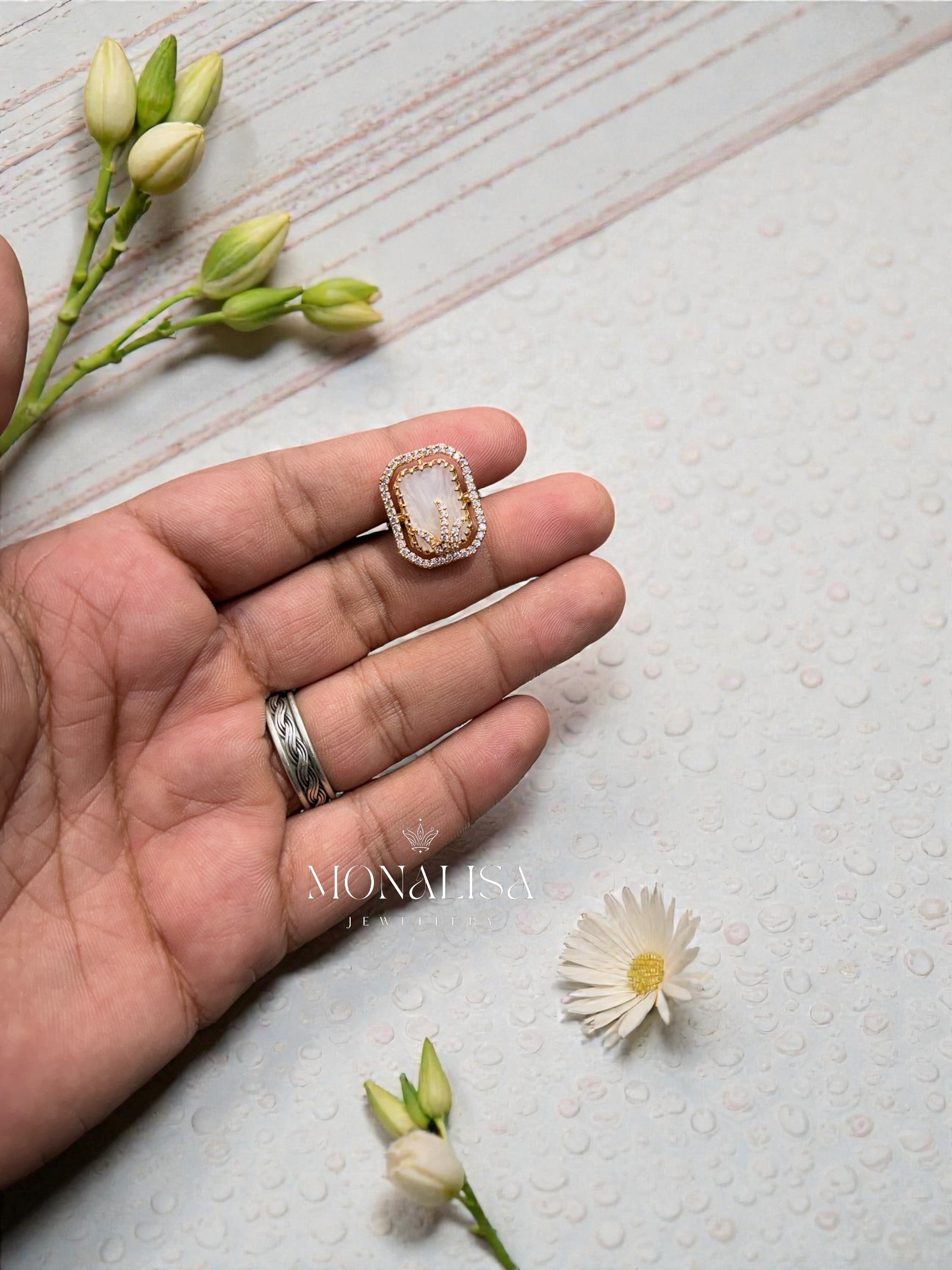 Sidhi Polki Designer Ring