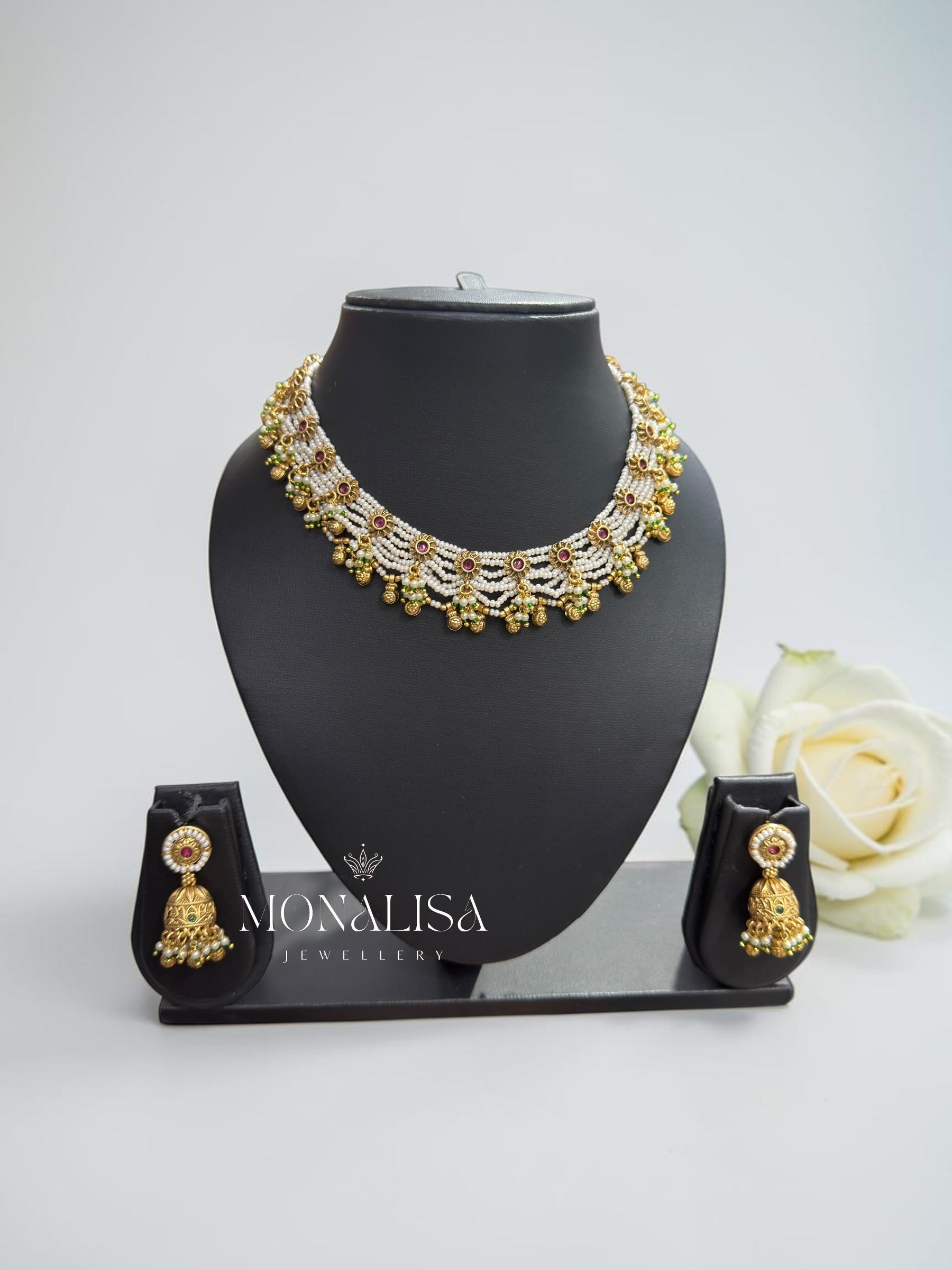 Urvi Antique Designer Necklace Set