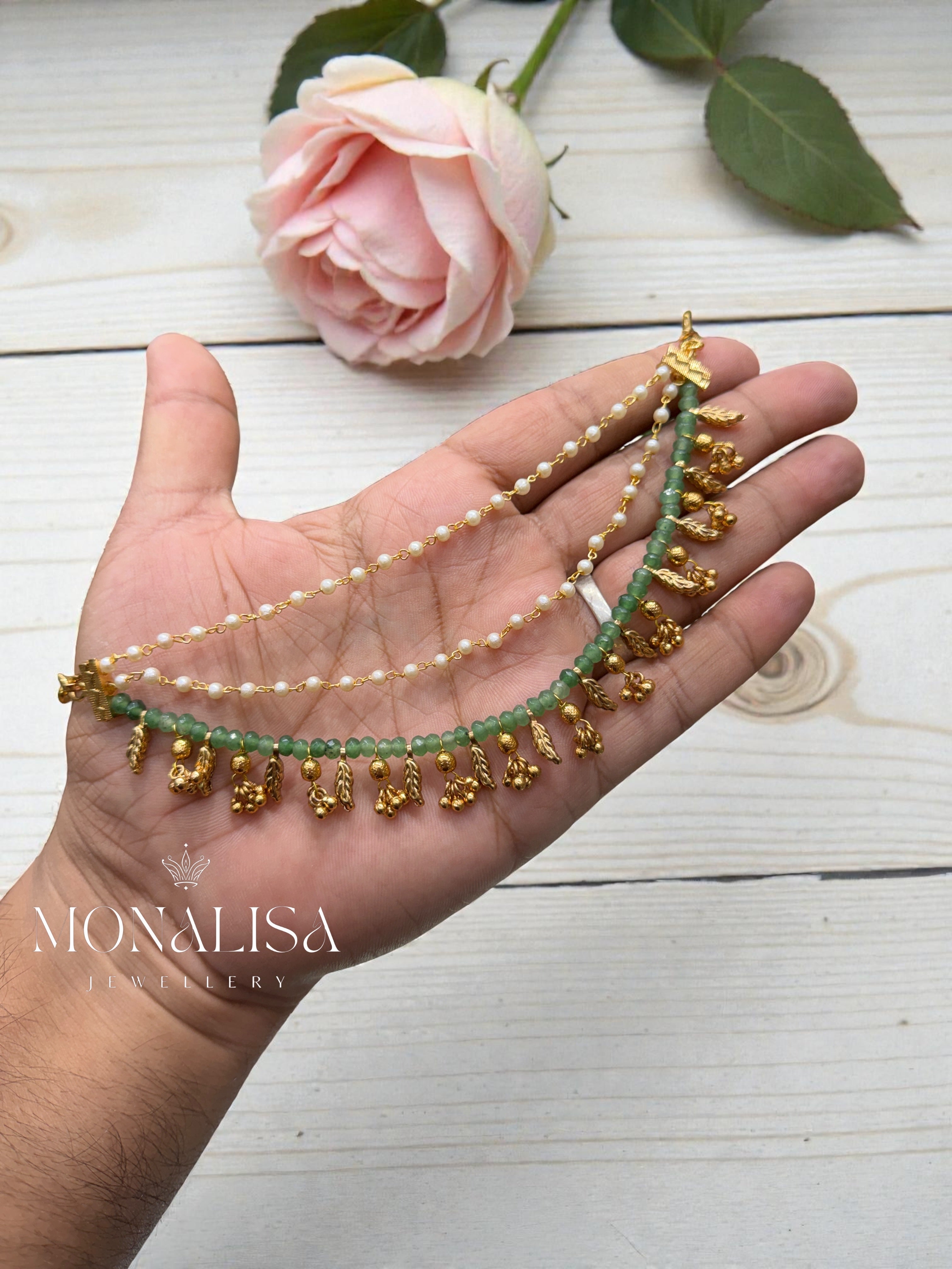 Ishita Heritage Designer Ear chain