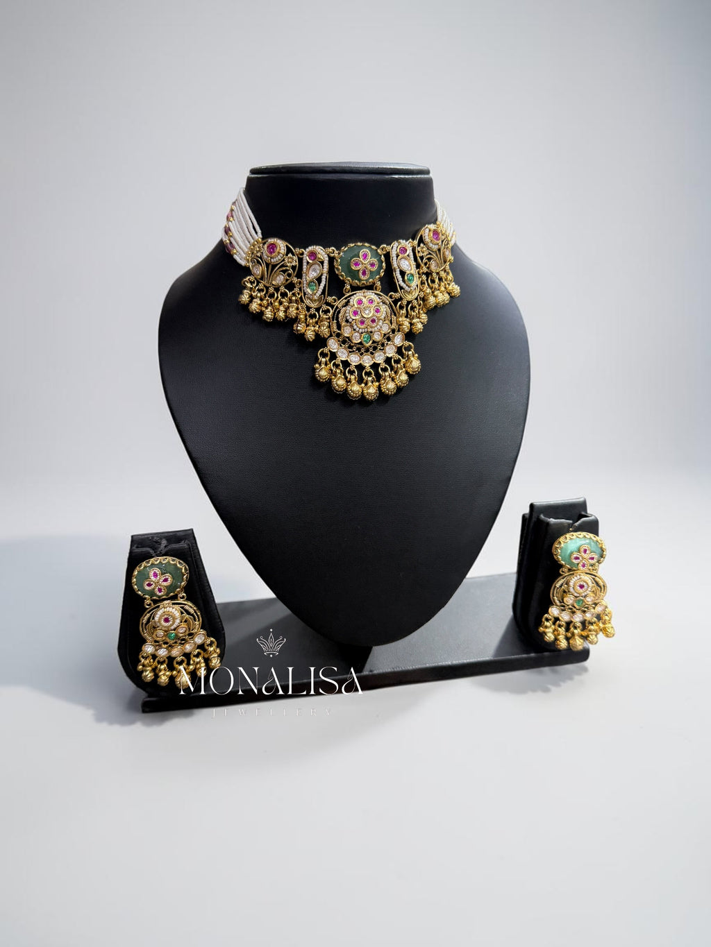 Varshini Antique Designer Necklace Set
