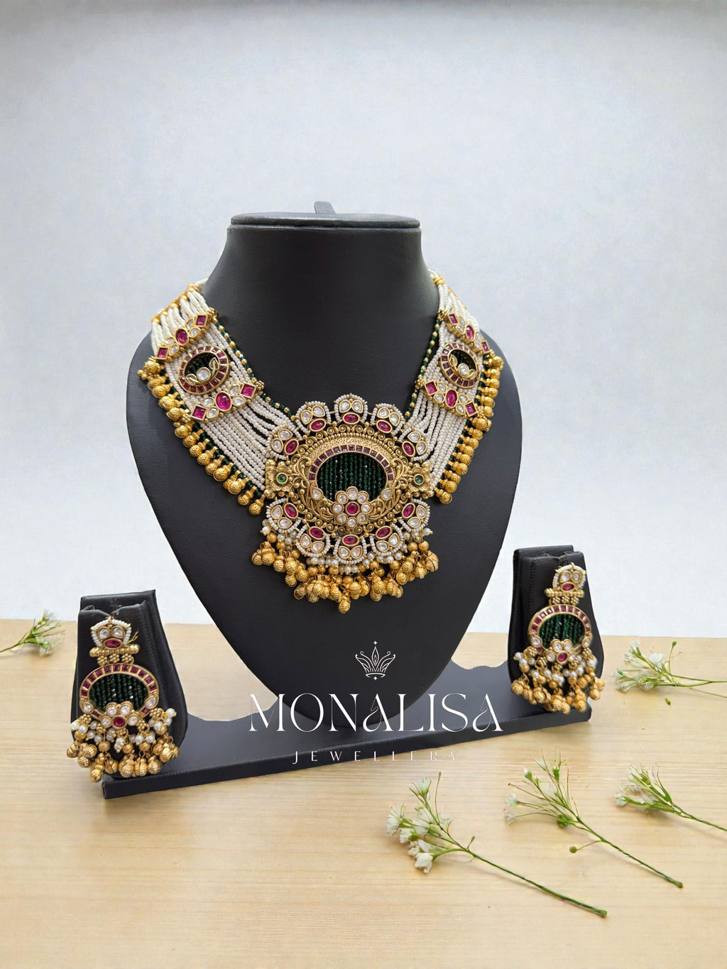 Jasli Antique designer Necklace Set