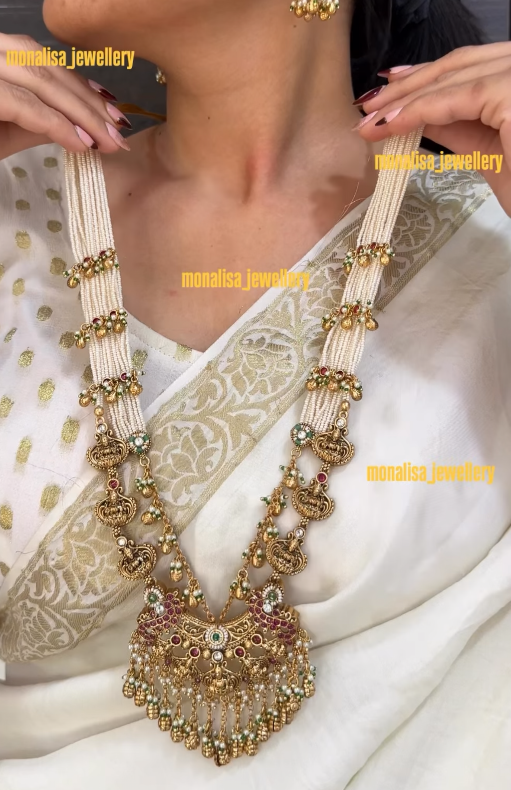 Hanvitha Antique Designer Necklace Set
