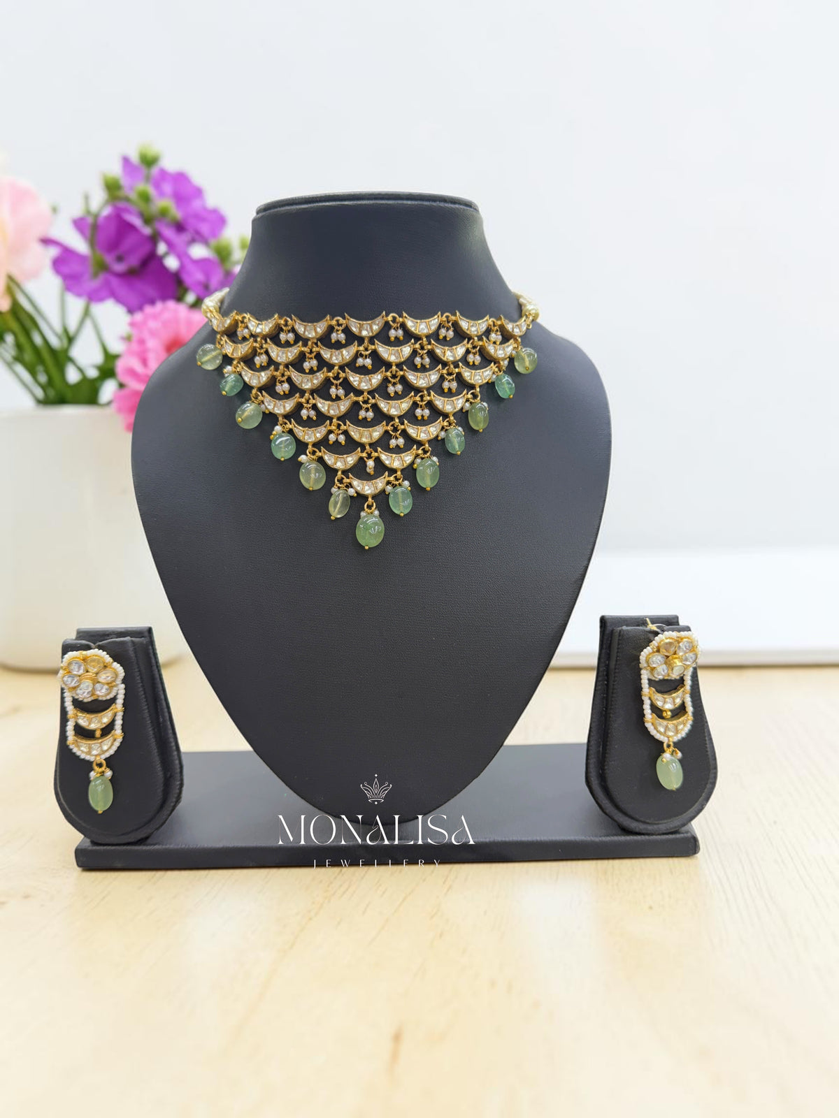 Sahvini Kundan Designer Necklace Set