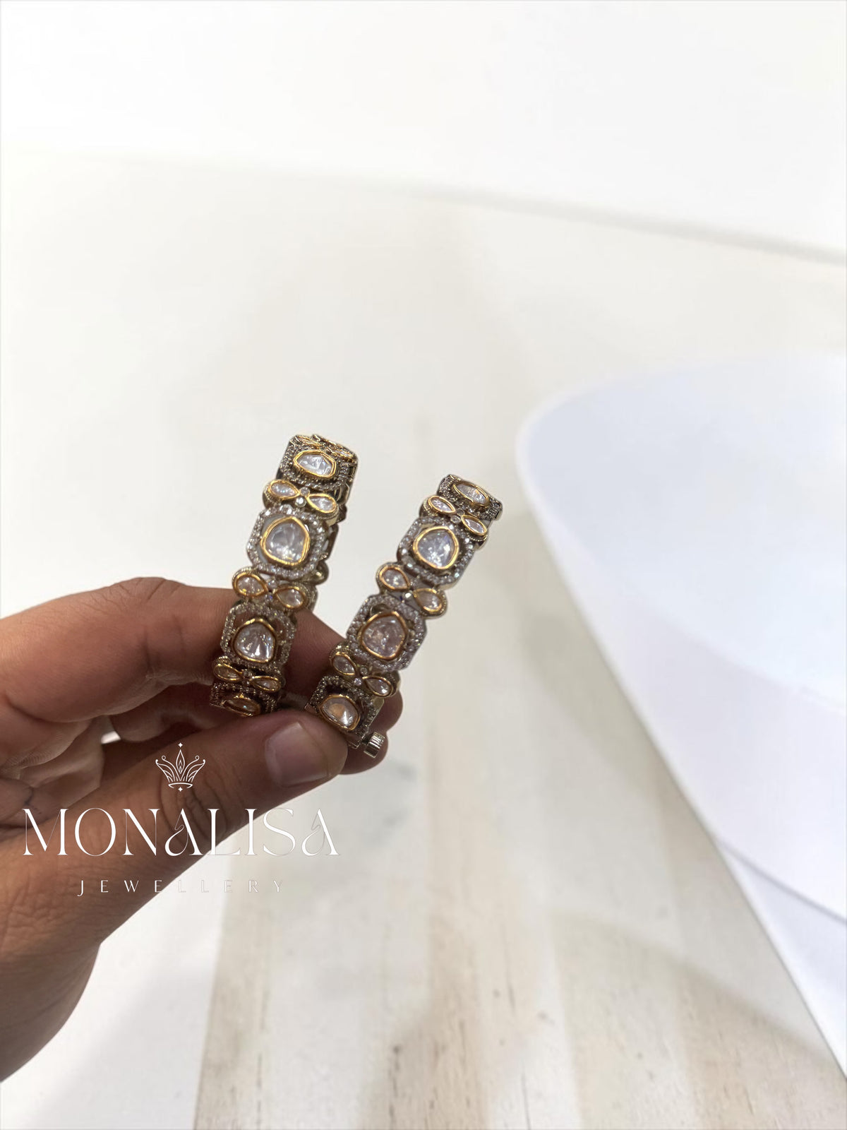 Atrangi Polki Designer Bangles