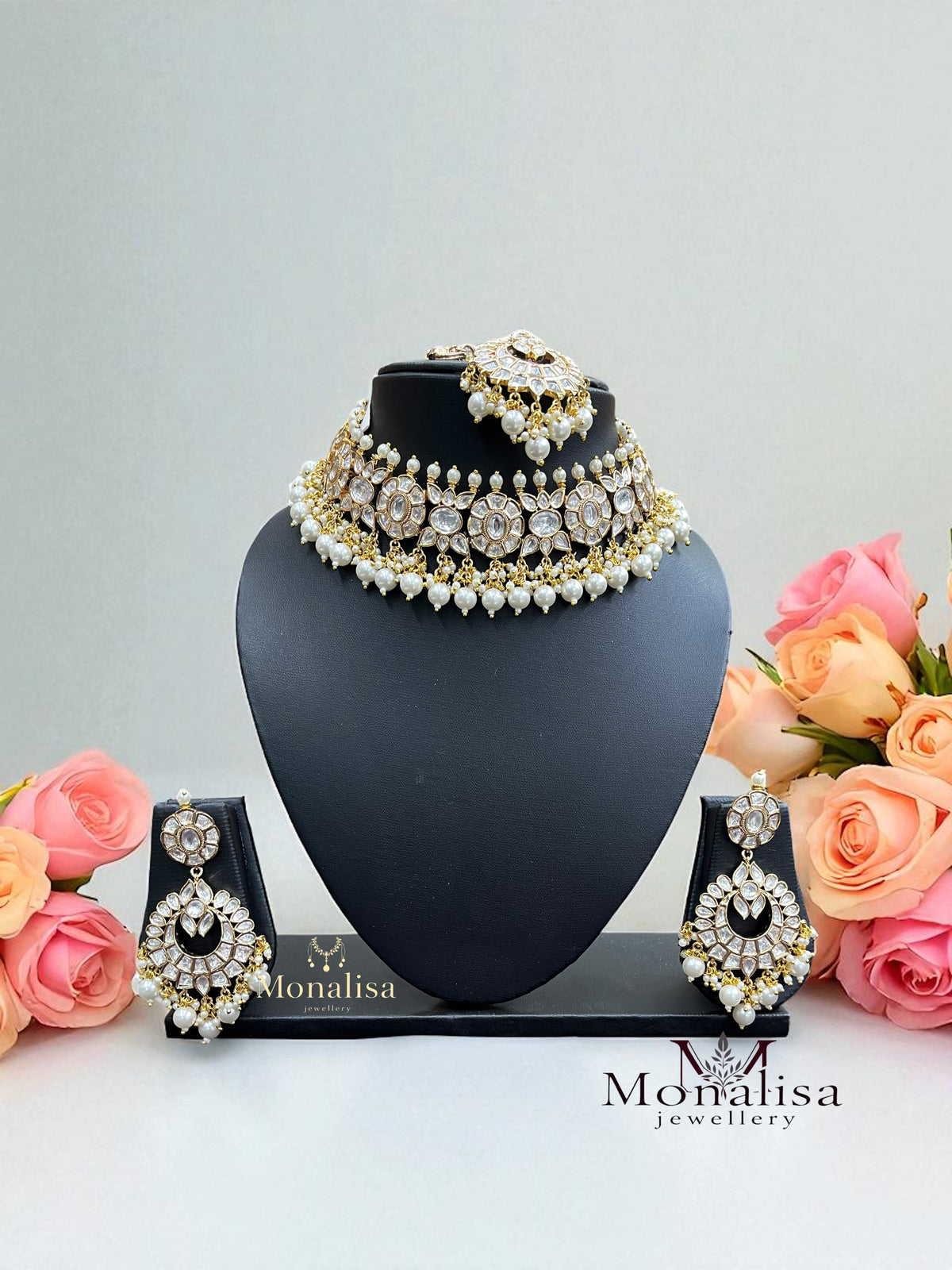Samrta Polki Designer Necklace Set