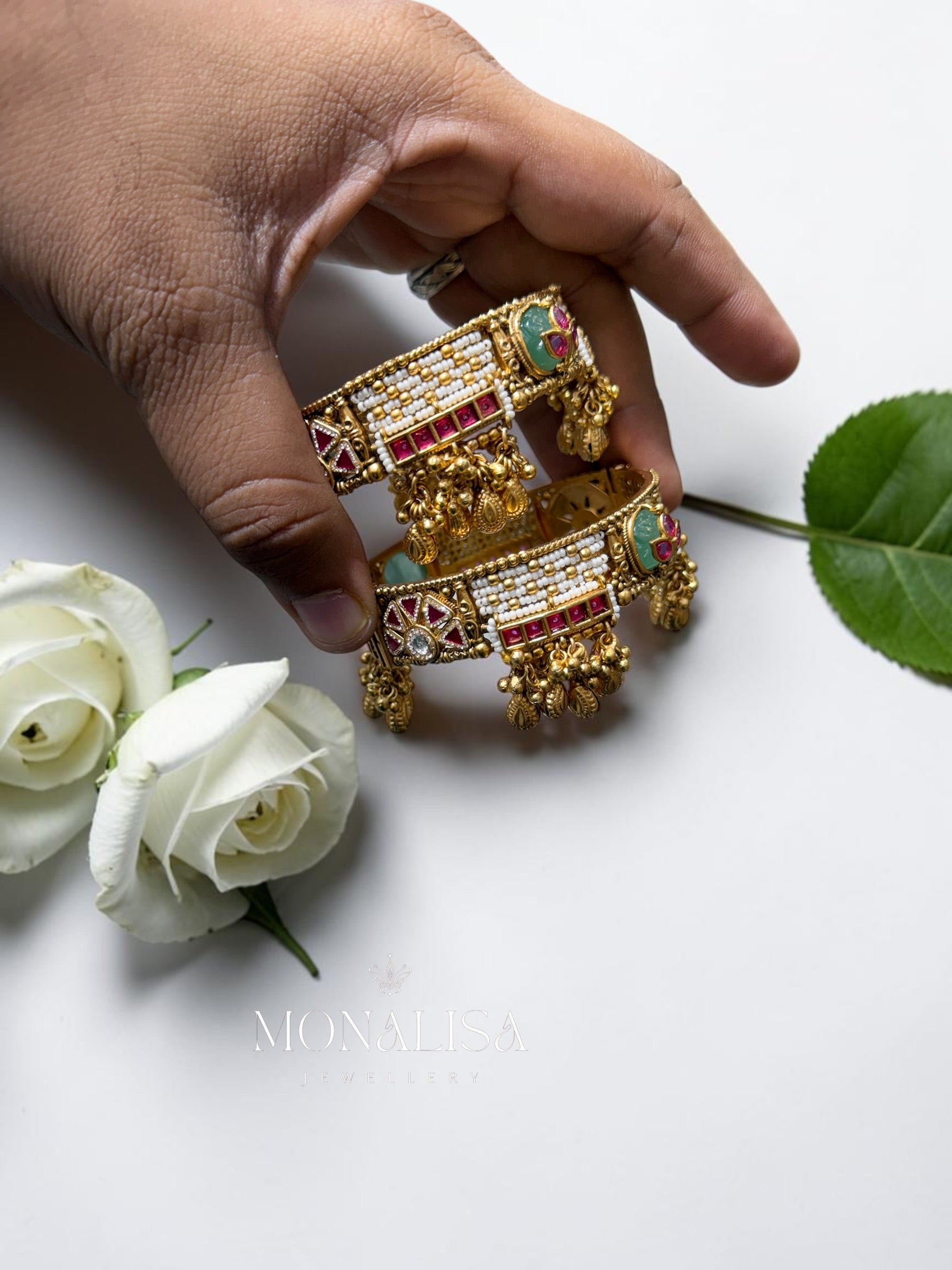 Reba Antique Designer Bangles
