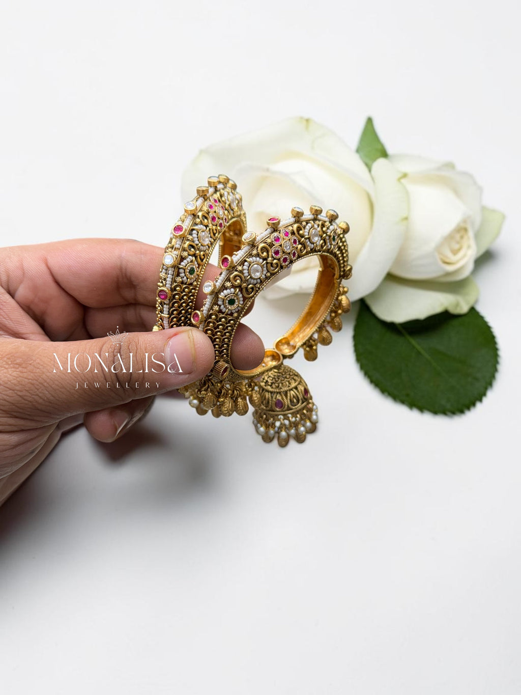 Avni Antique Designer Jhumki Bangles