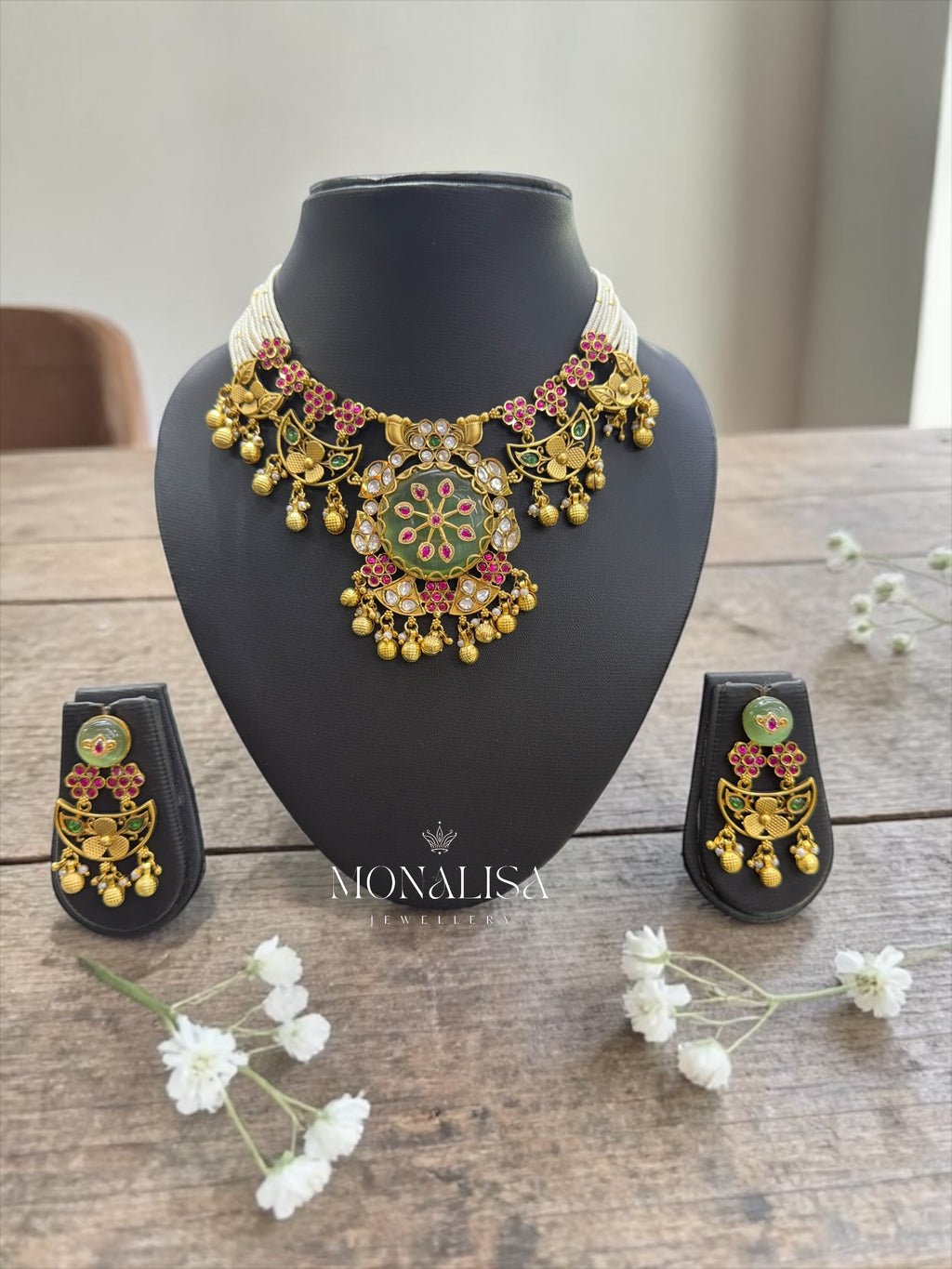 Snehal Antique Designer Necklace Set