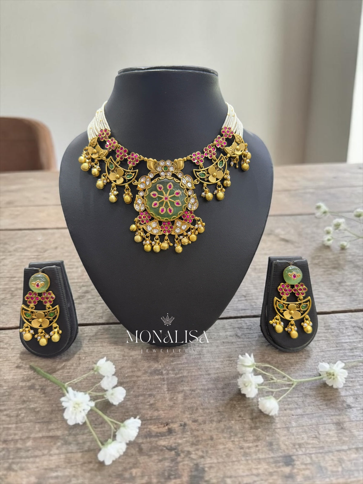 Snehal Antique Designer Necklace Set