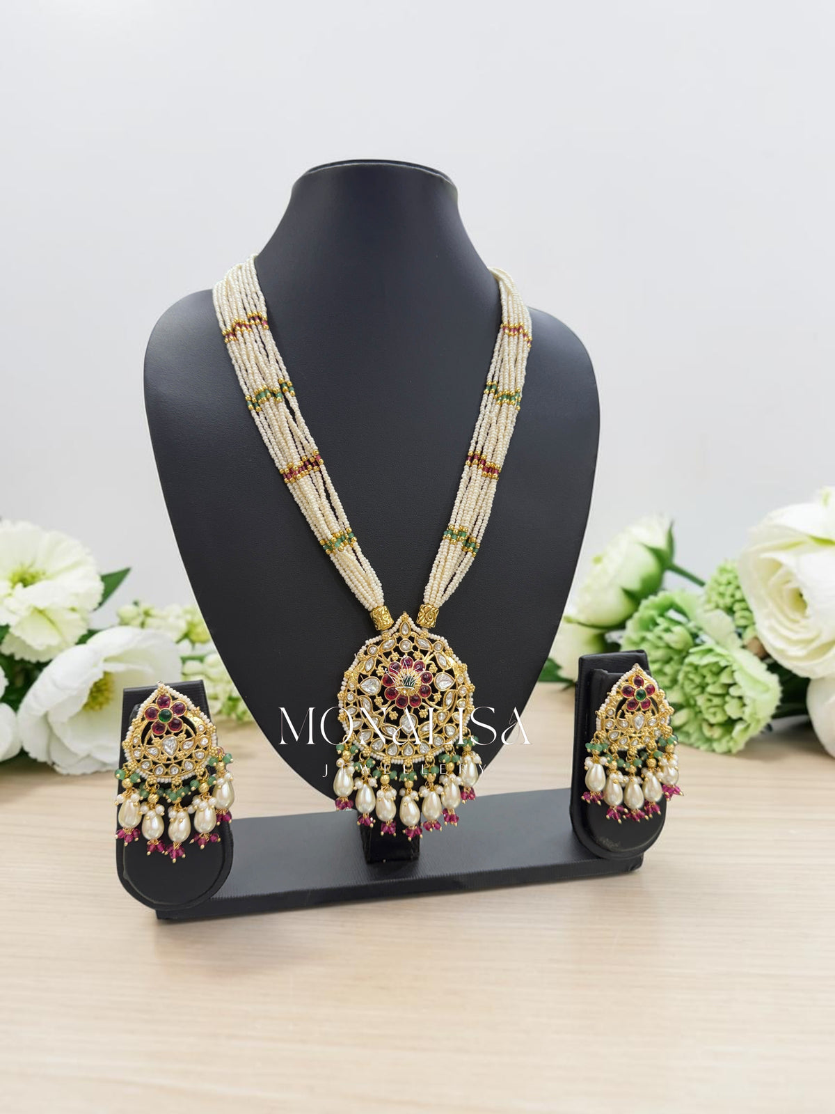 Rubita Antique designer long Necklace Set