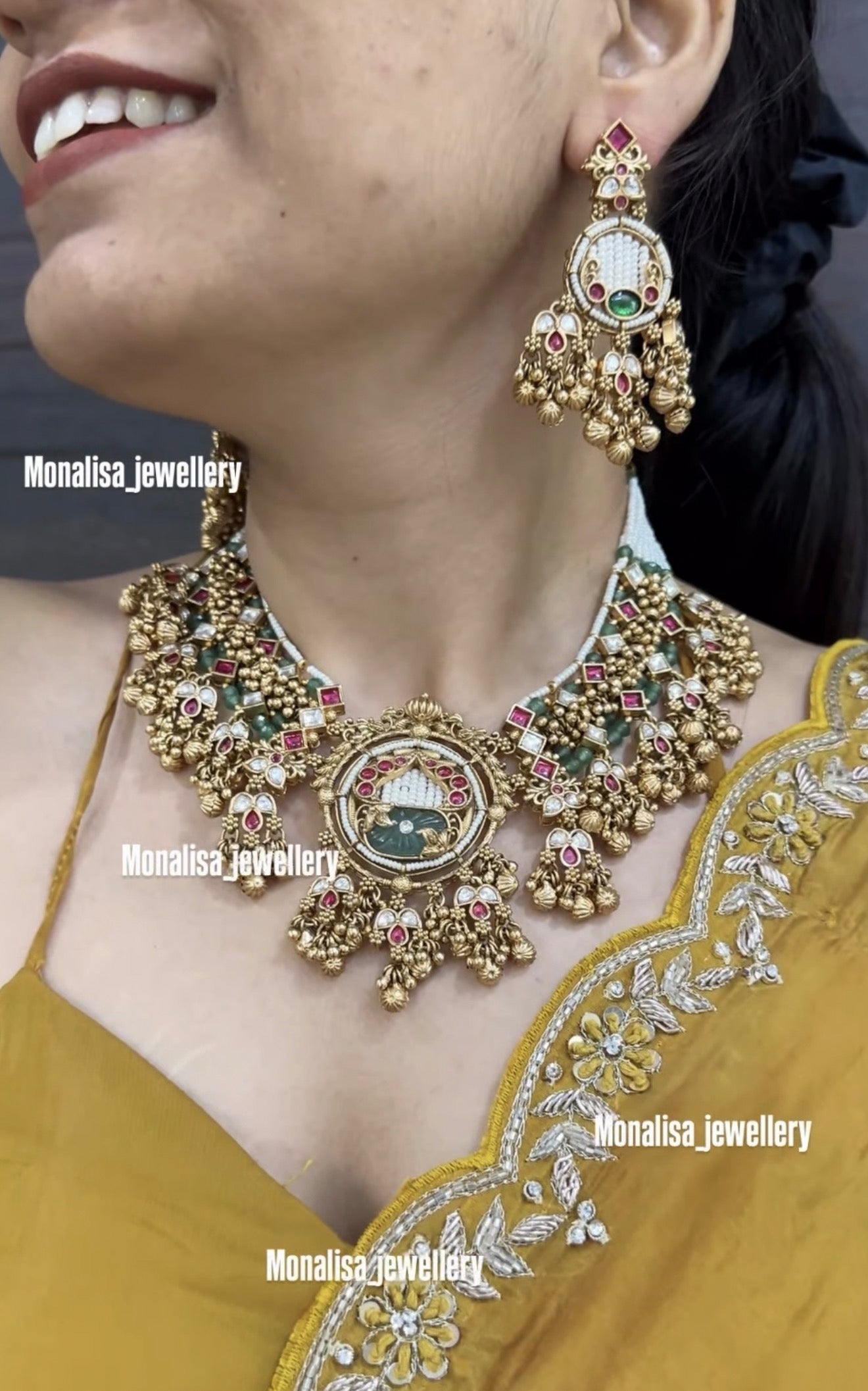 Leena Antique Designer Necklace Set