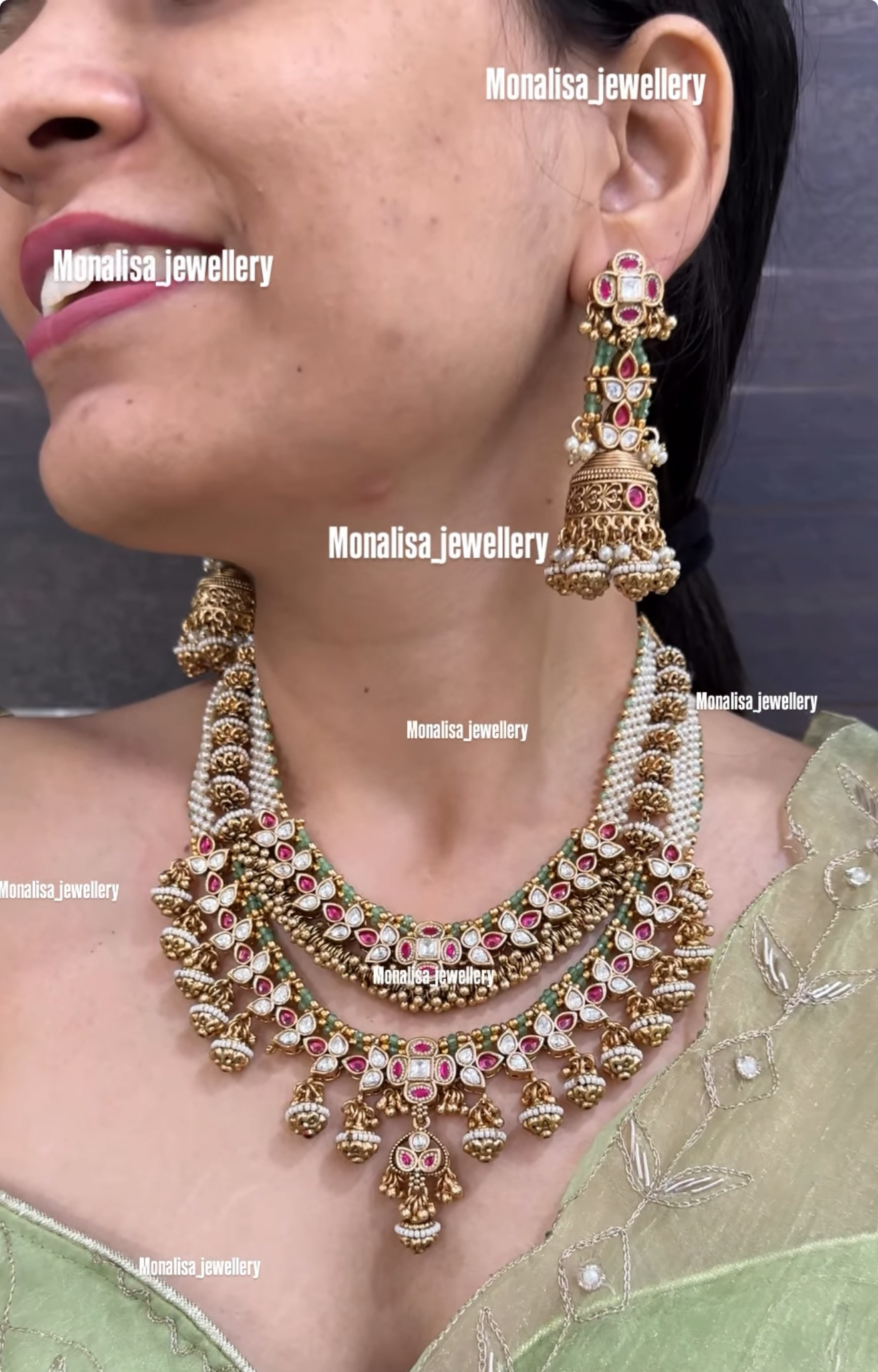 Kaarvi Antique Designer Necklace Set