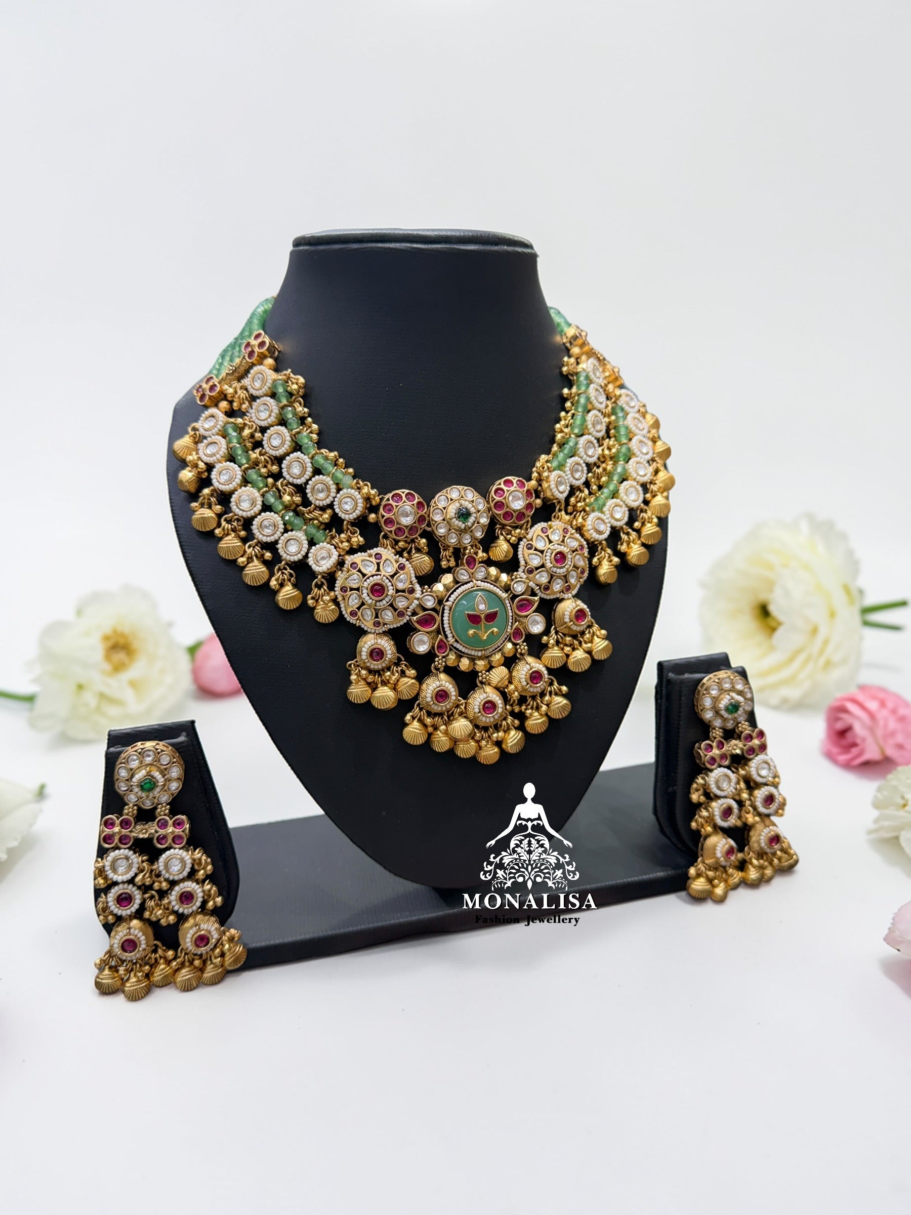 Satki Antique designer Necklace Set