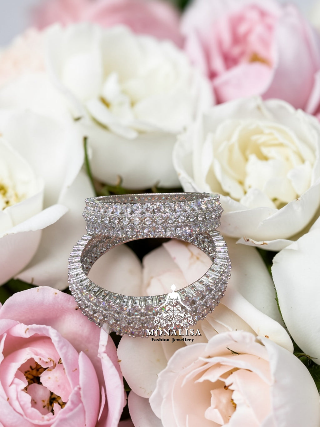 Tarvi A.D Diamond Designer Bangles