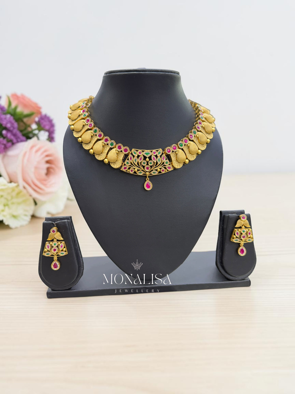 Nitya Antique Designer Necklace Set