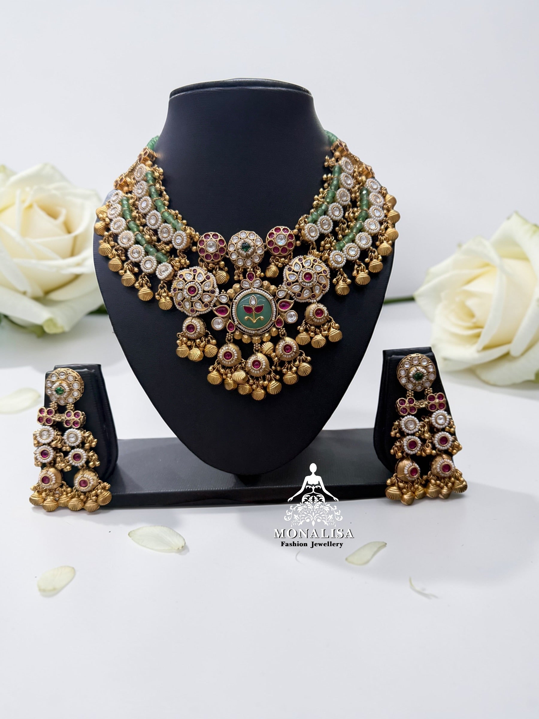 Satki Antique designer Necklace Set