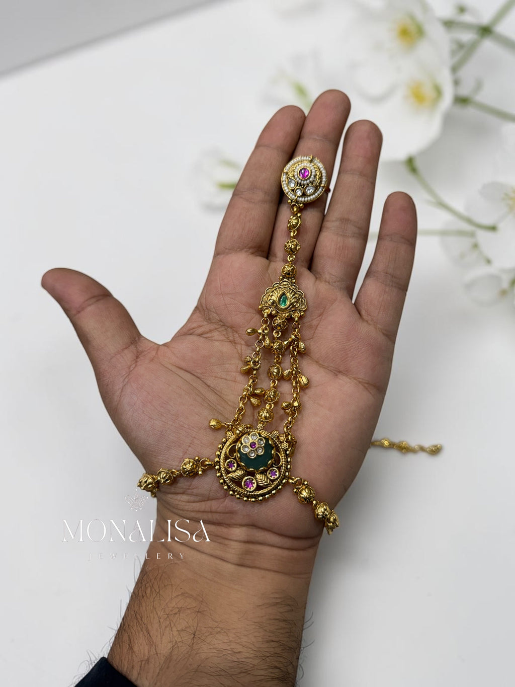 Vedika Antique Designer Hathphool