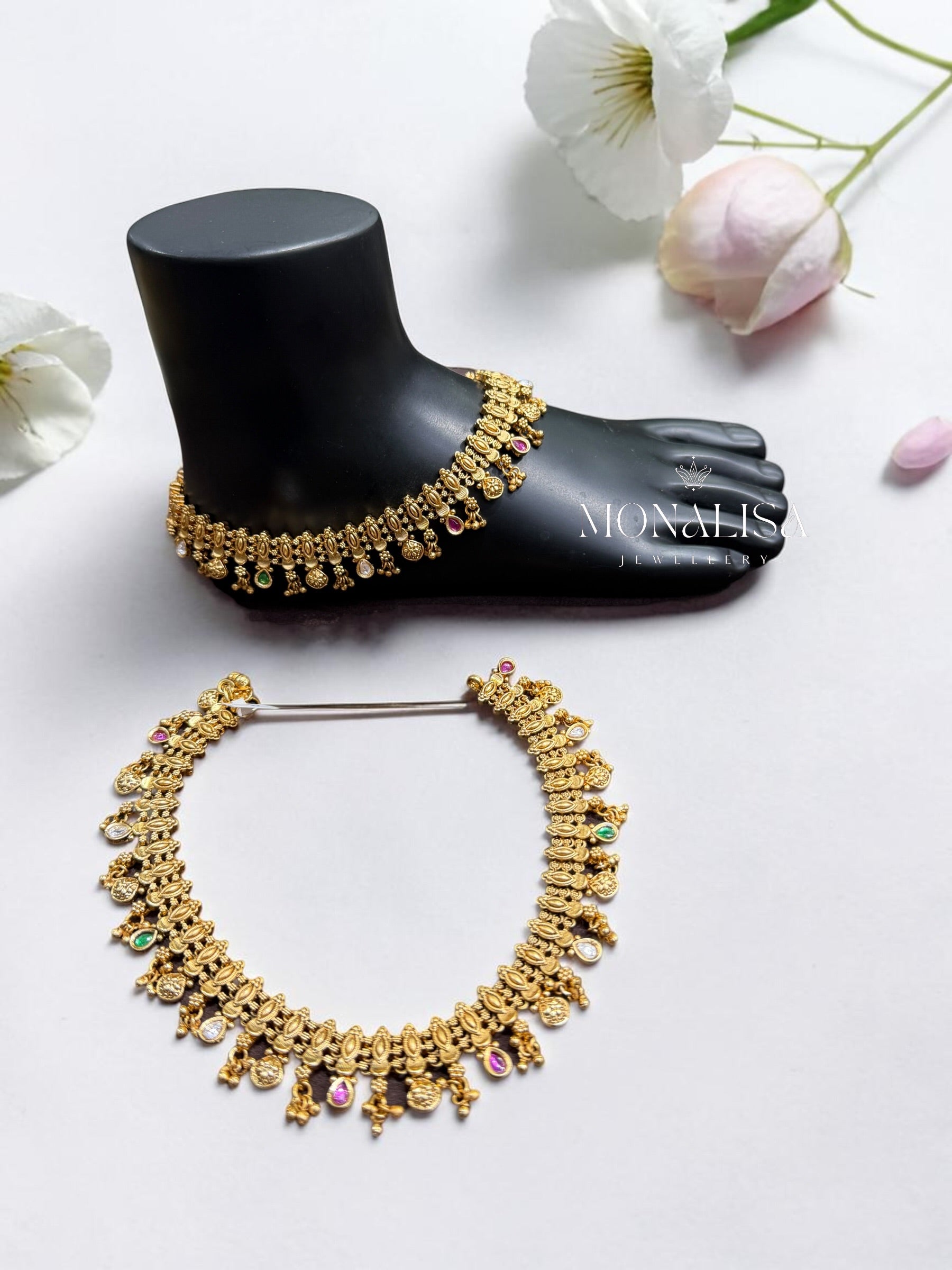 Anila Antique designer Anklet