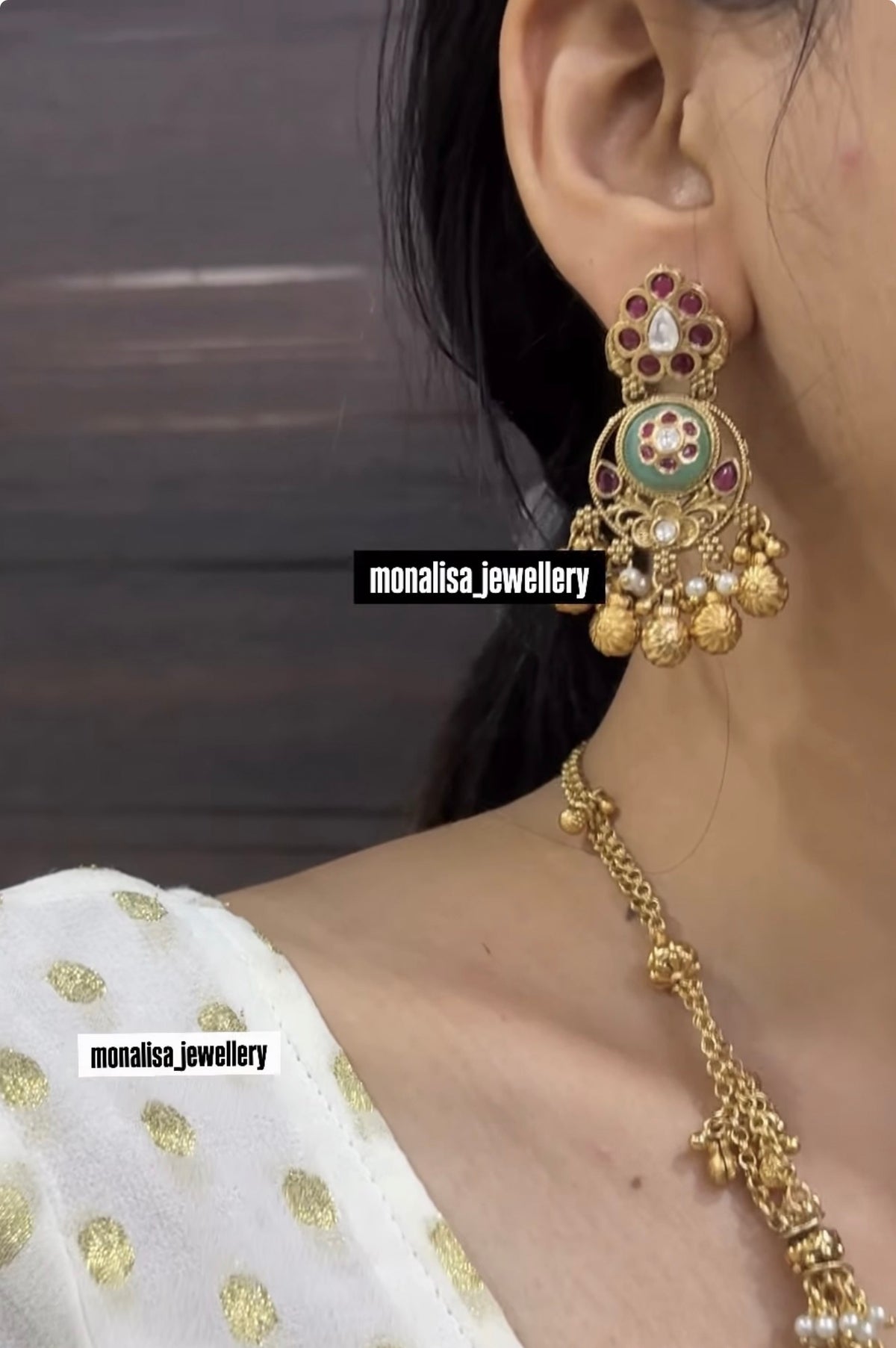 Anaika Antique Designer Necklace Set