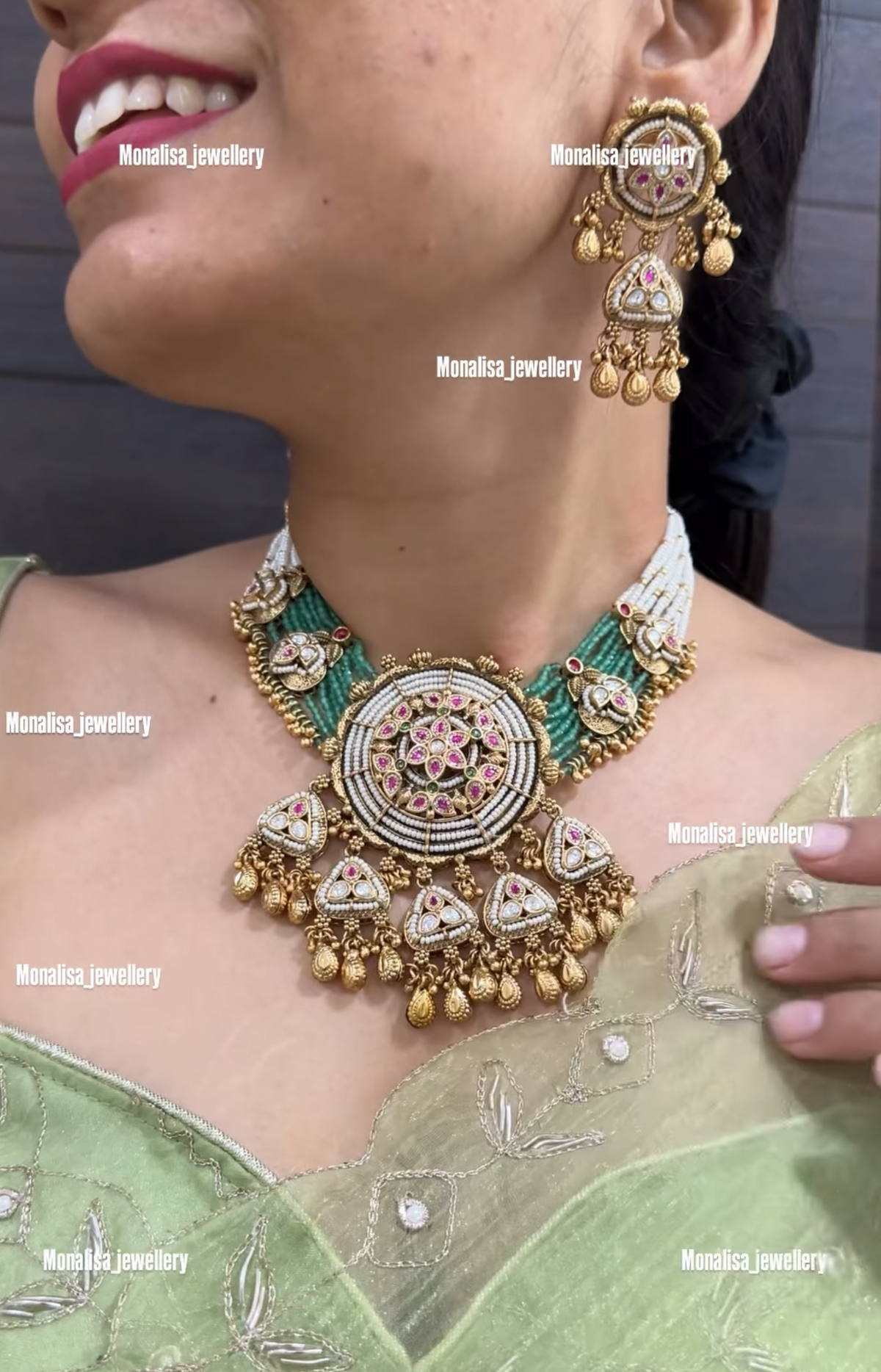 Shirin Antique Designer Necklace Set
