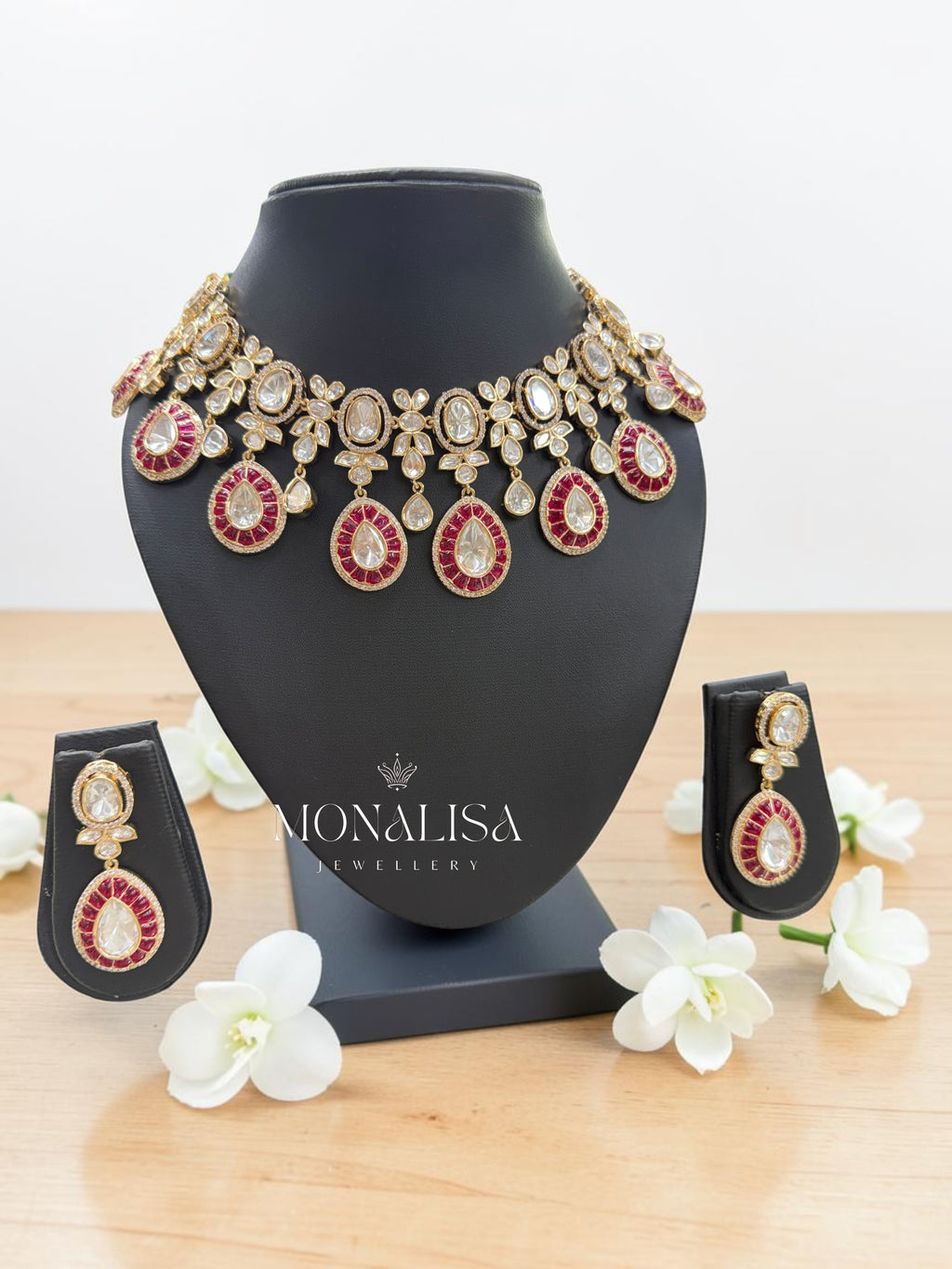 Neha Polki Designer Necklace Set