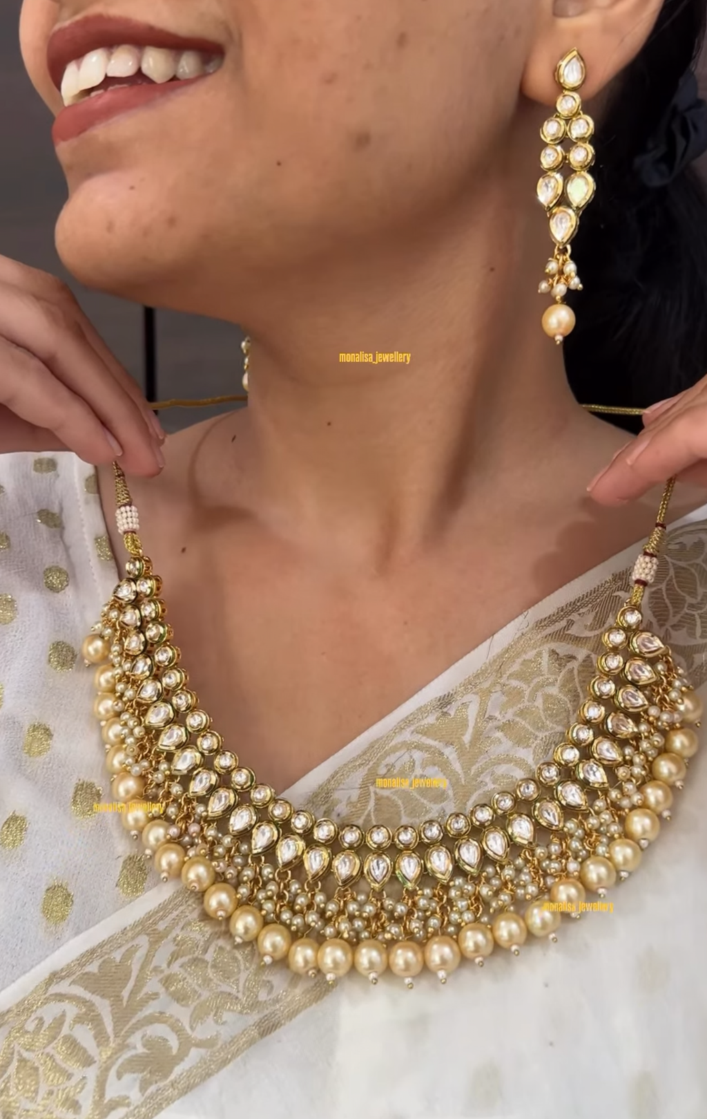 Shaarvi Antique Designer Necklace Set