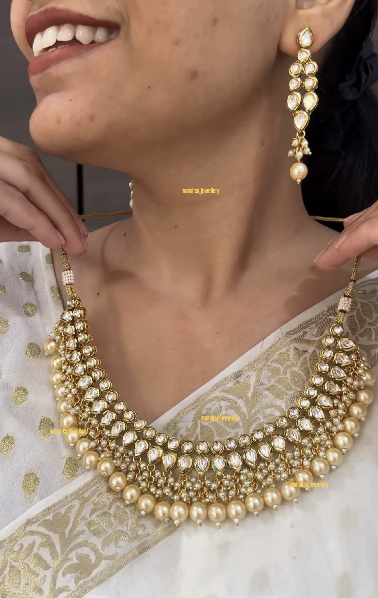 Shaarvi Antique Designer Necklace Set