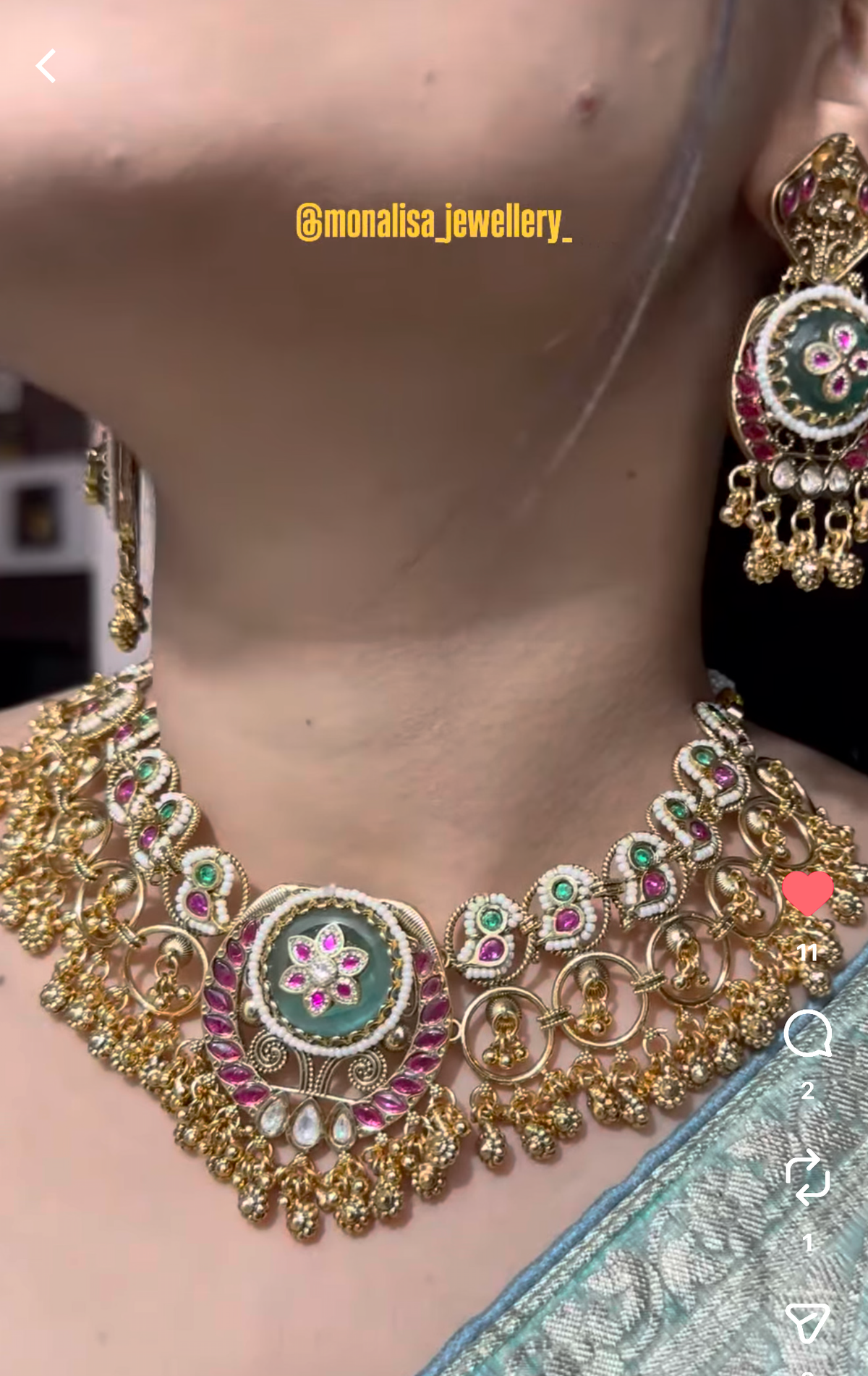 Khari Antique Designer Necklace Set