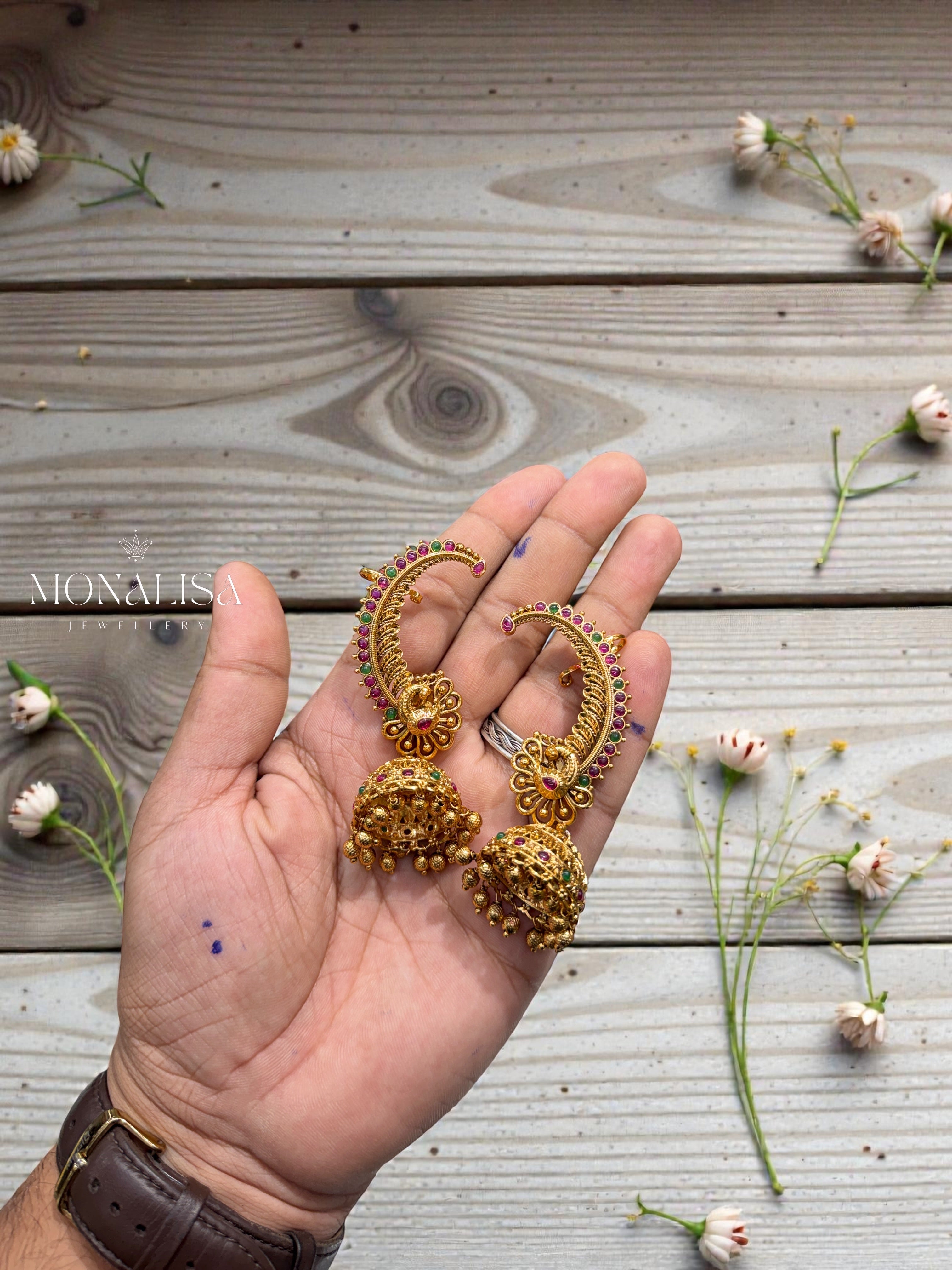 Zeyra Antique Desinger Kaan Earing