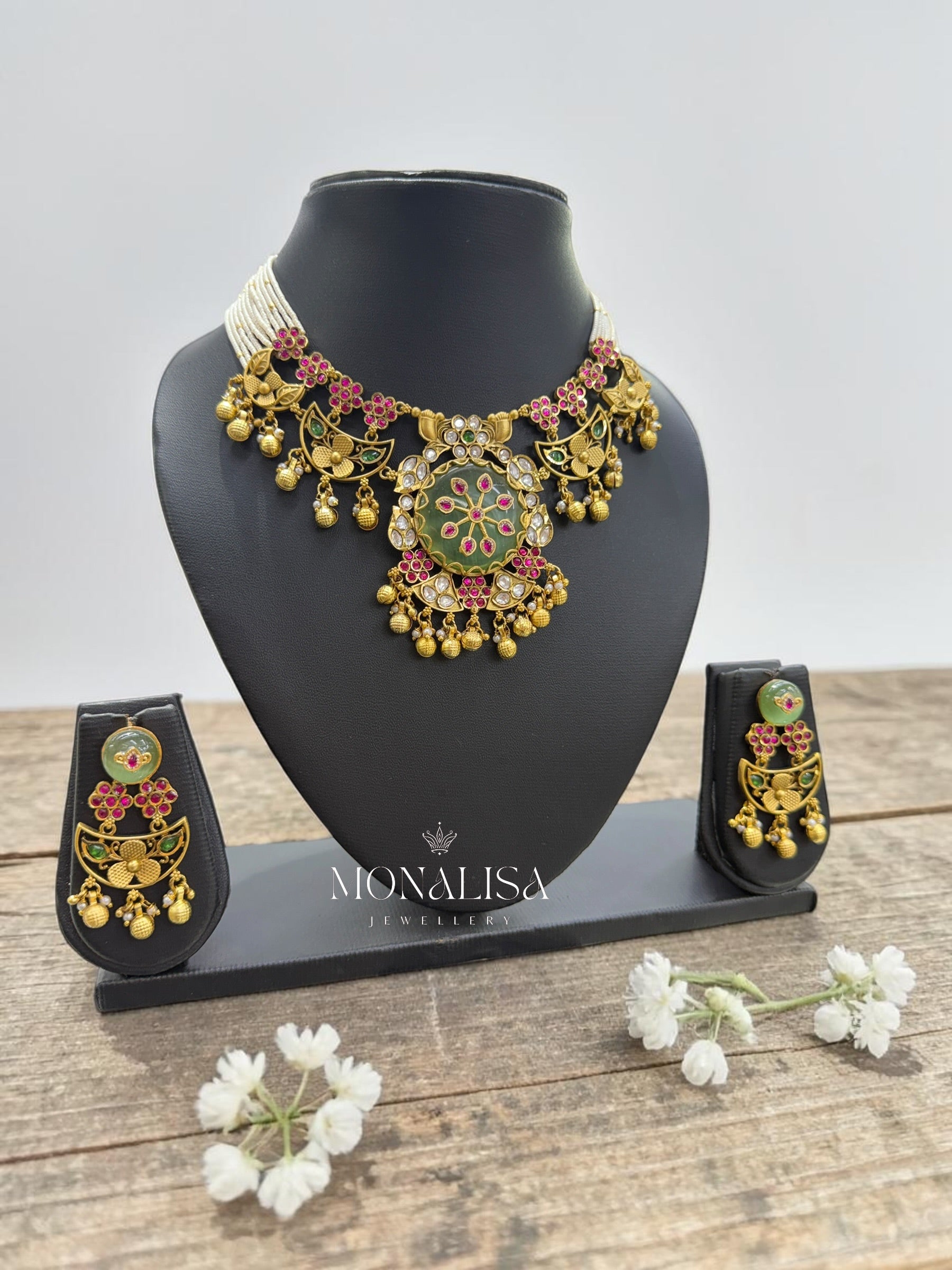 Snehal Antique Designer Necklace Set