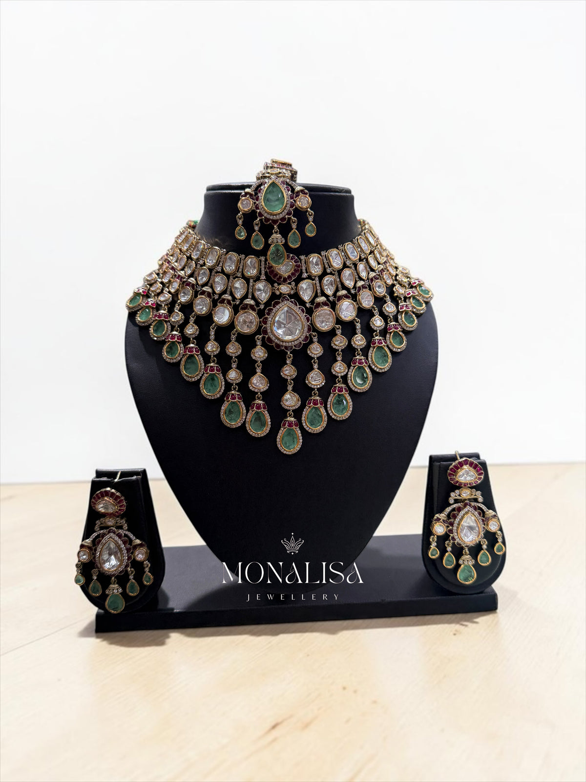 Muktasa Polki Designer Necklace Set