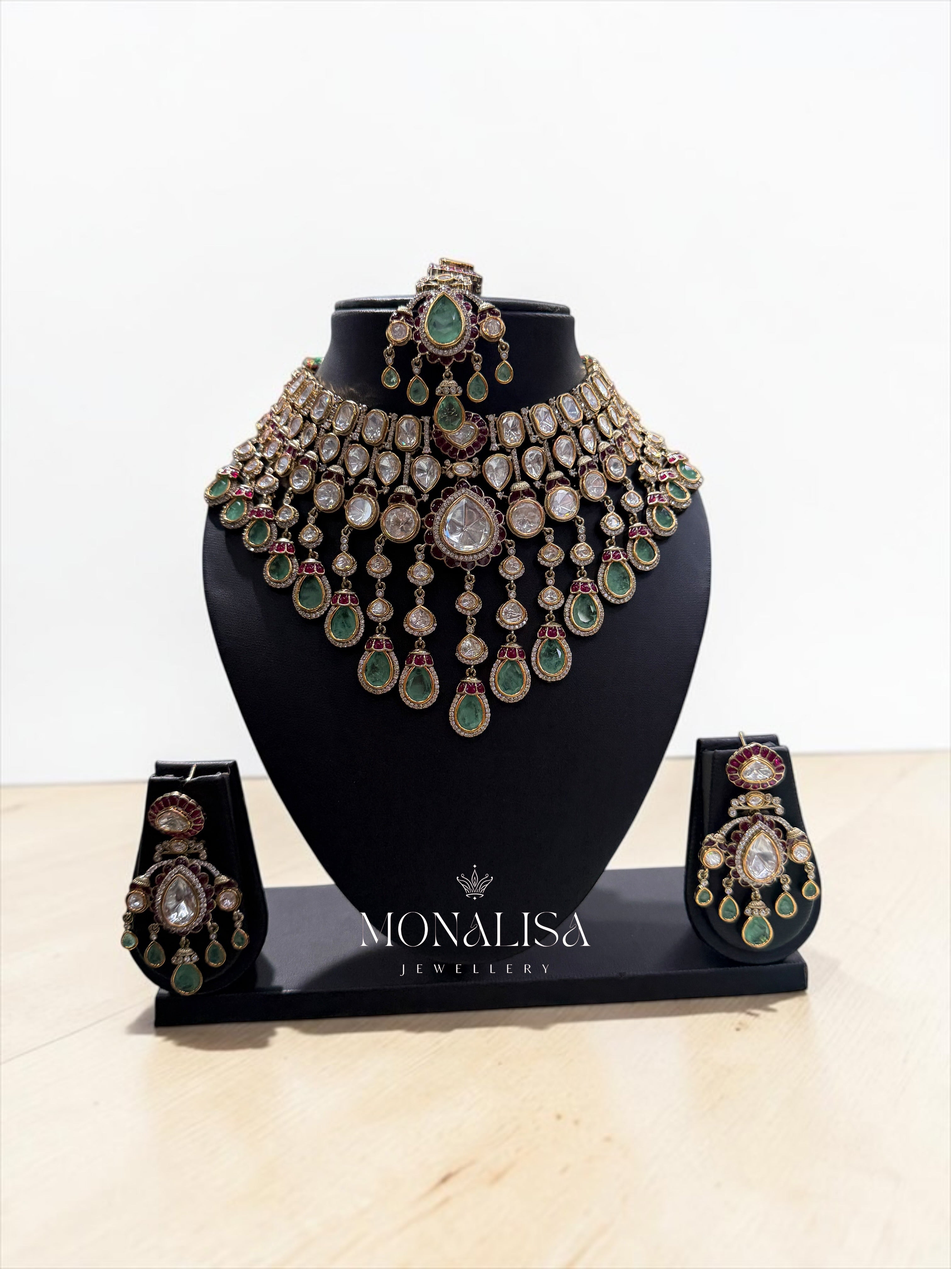 Muktasa Polki Designer Necklace Set
