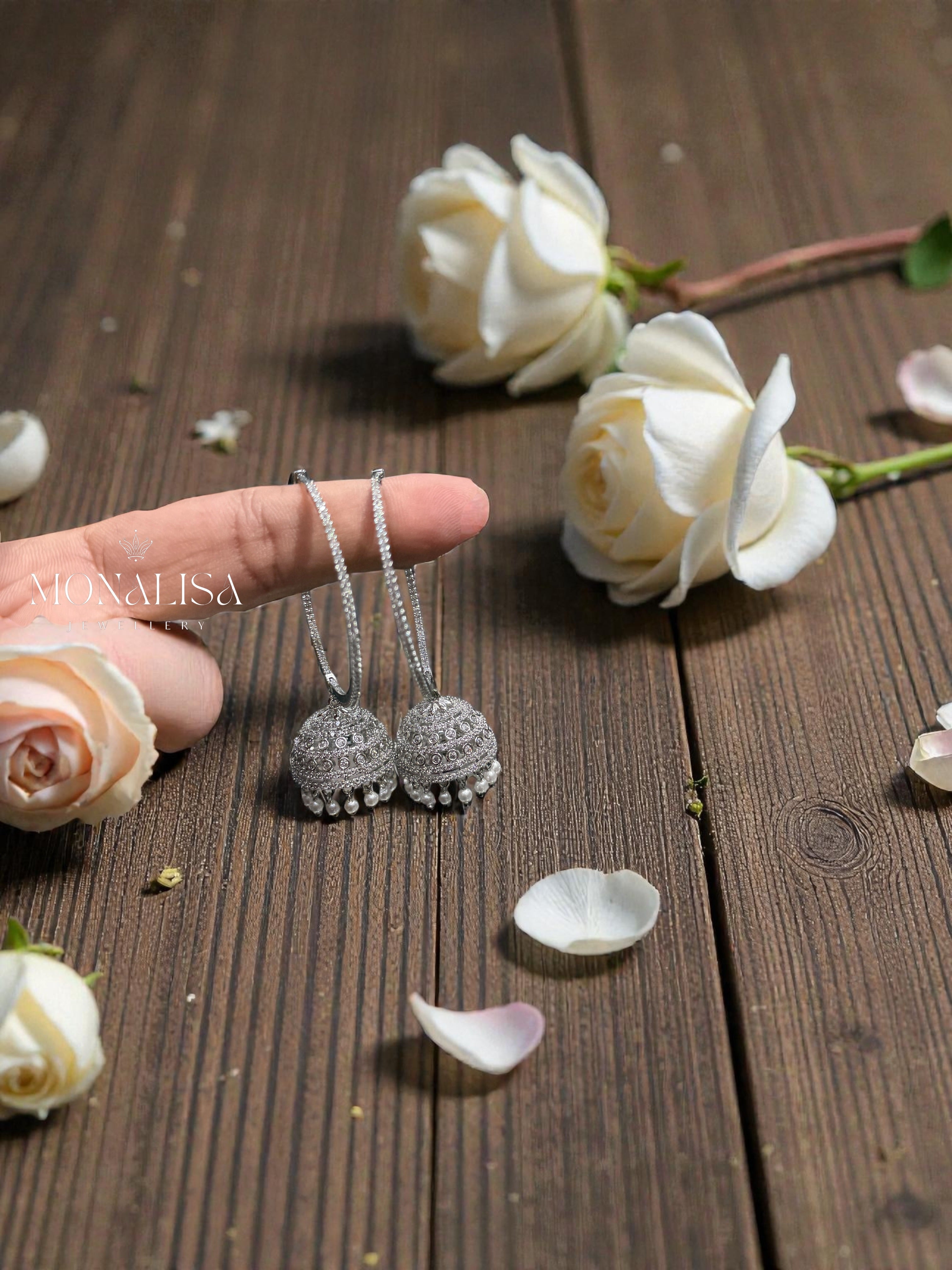 Koyra silver Diamond Desinger Earing