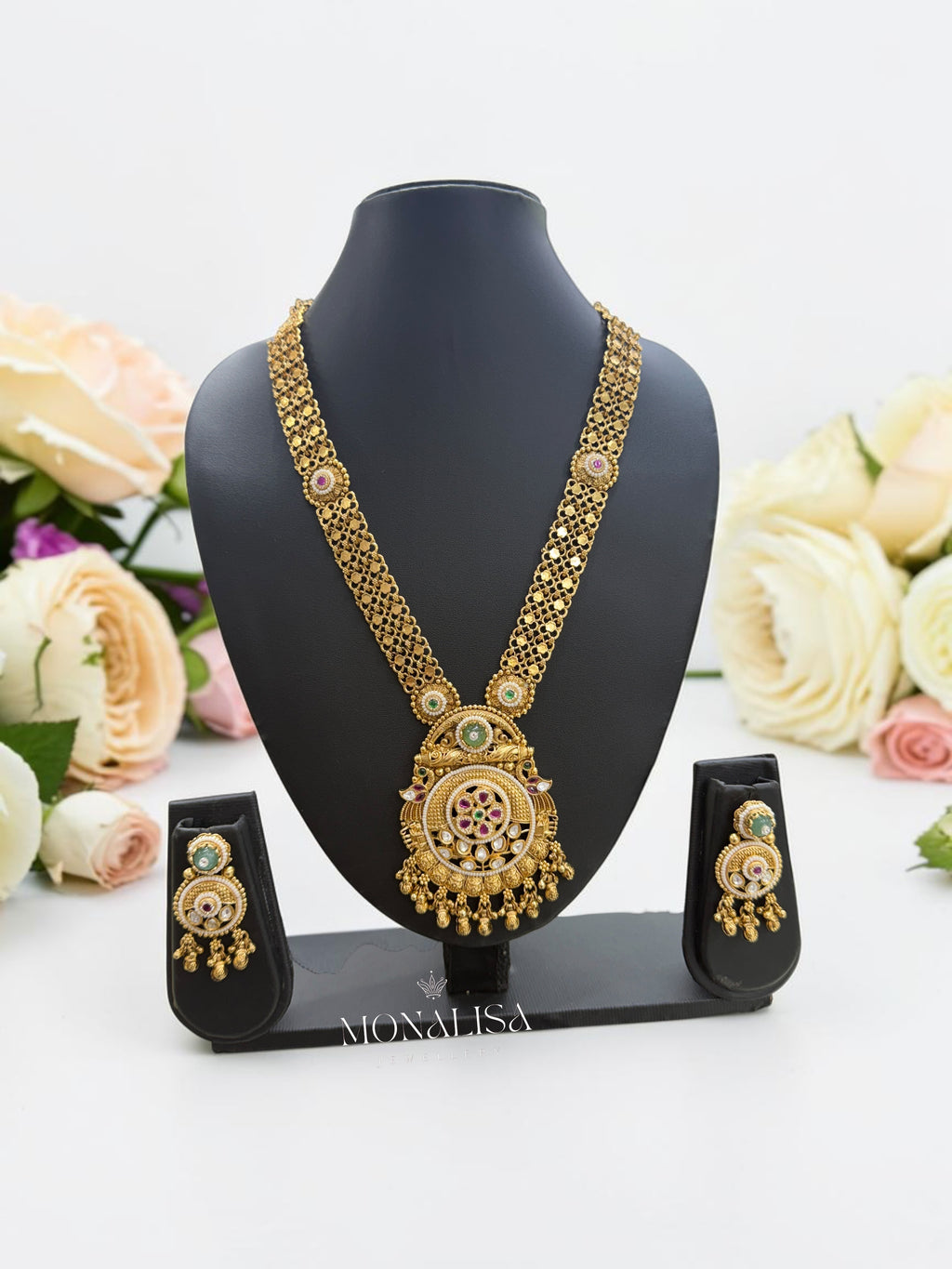 Nekisa Antique designer long Necklace Set