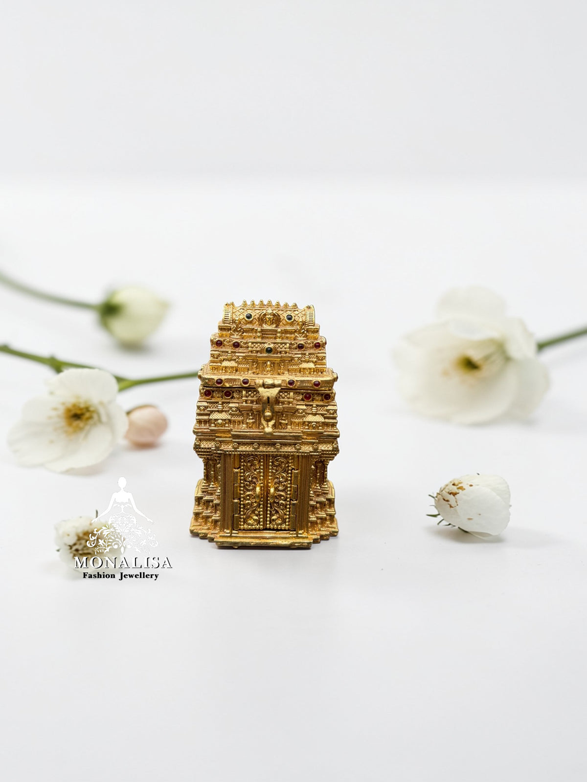 Meenakshi Temple Antique Designer kumkum box