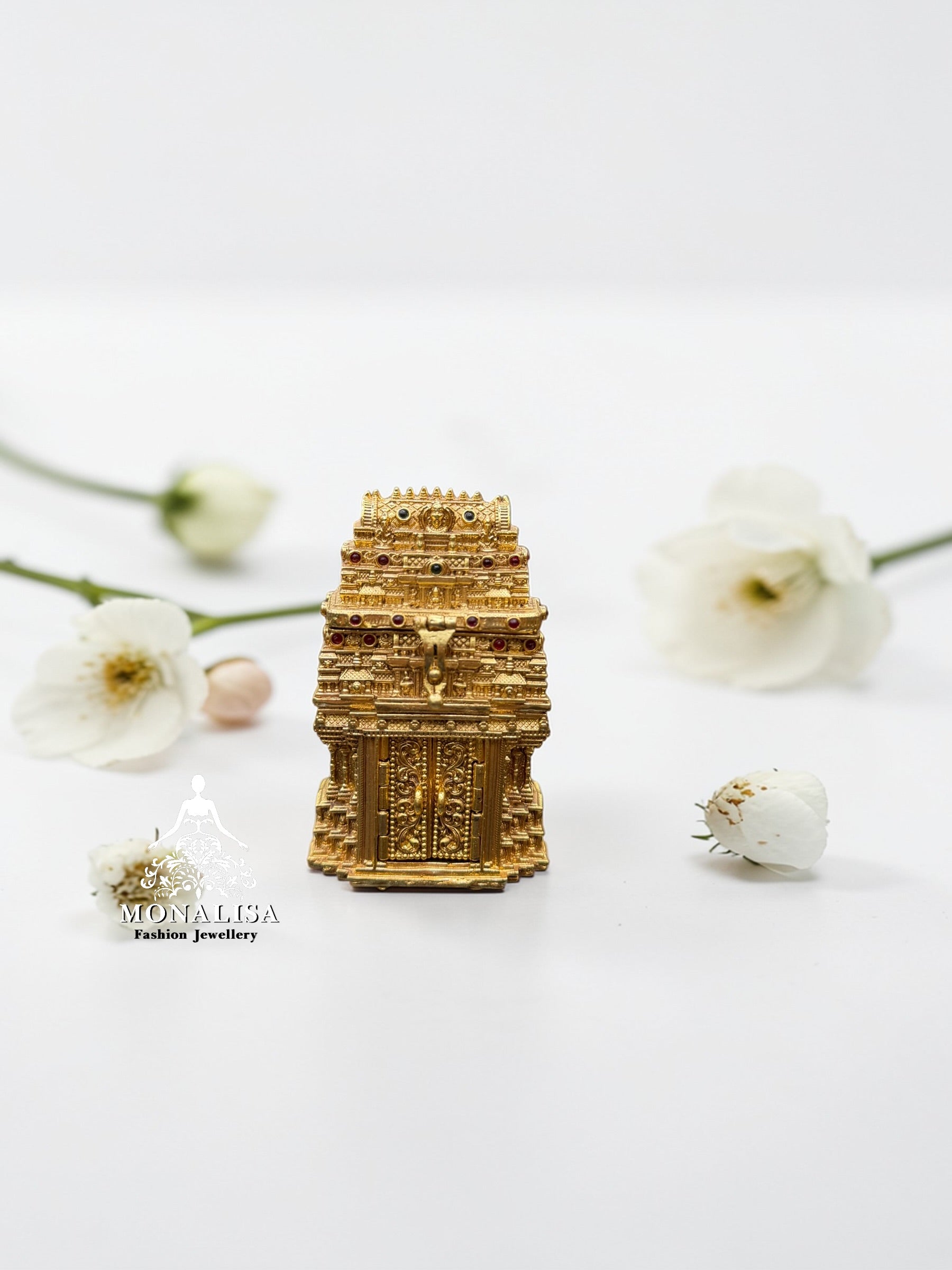 Meenakshi Temple Antique Designer kumkum box