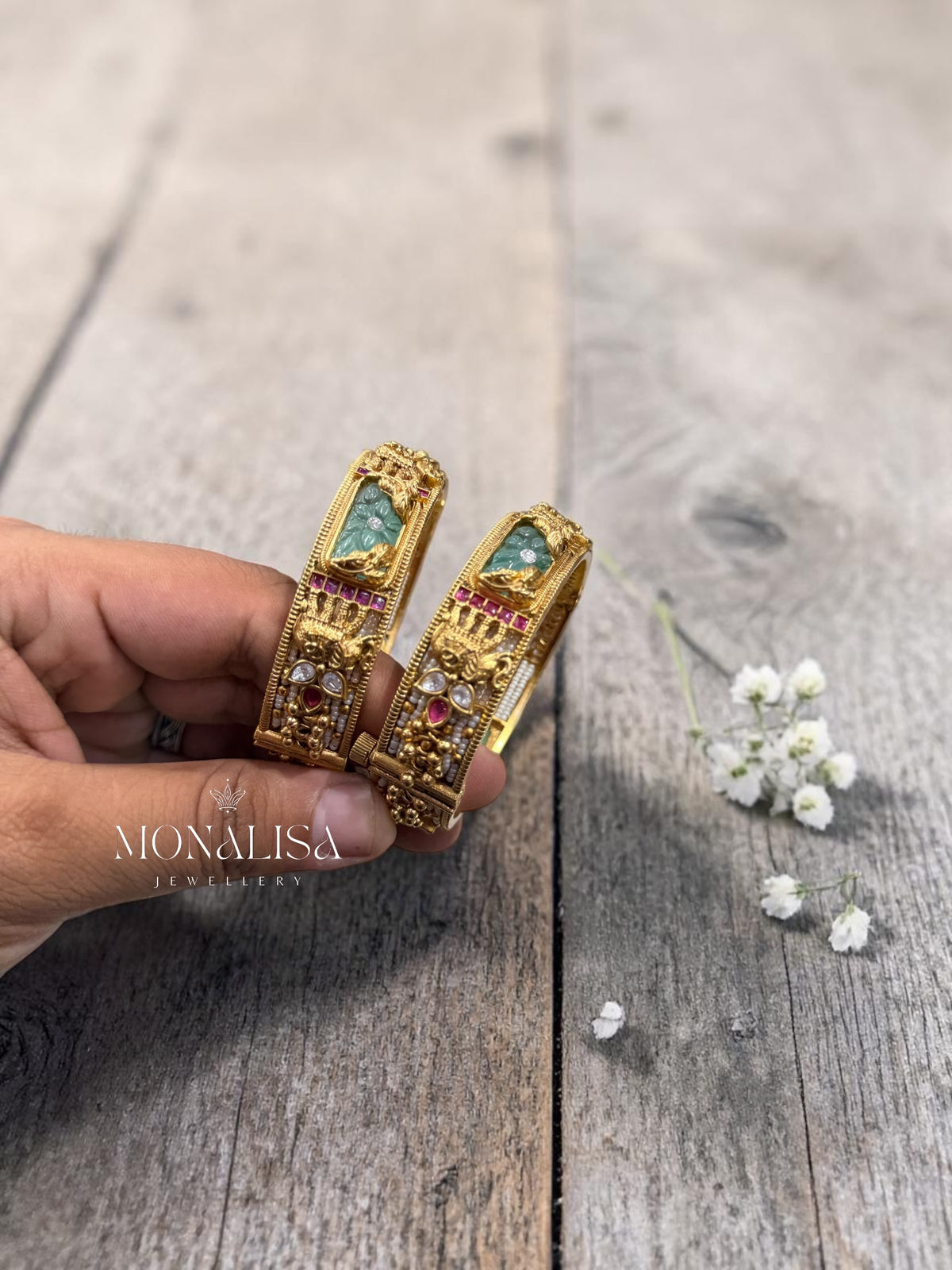 Meghani Antique Designer Bangles
