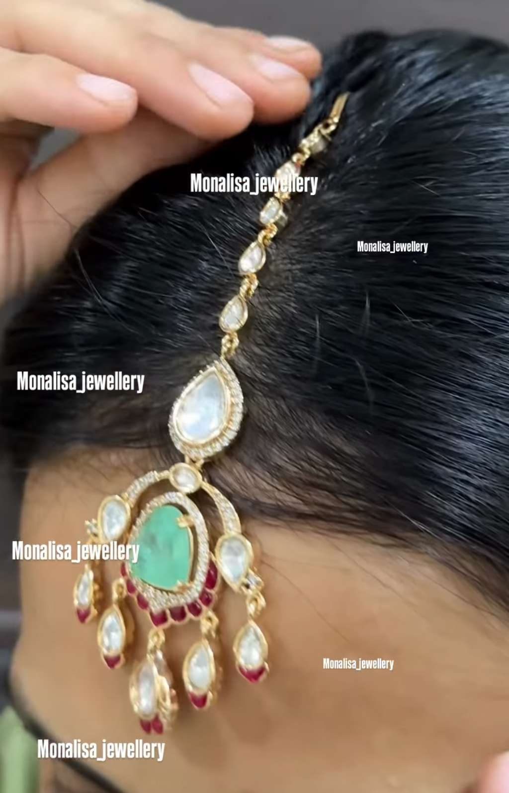 Drishya Polki Designer Necklace Set