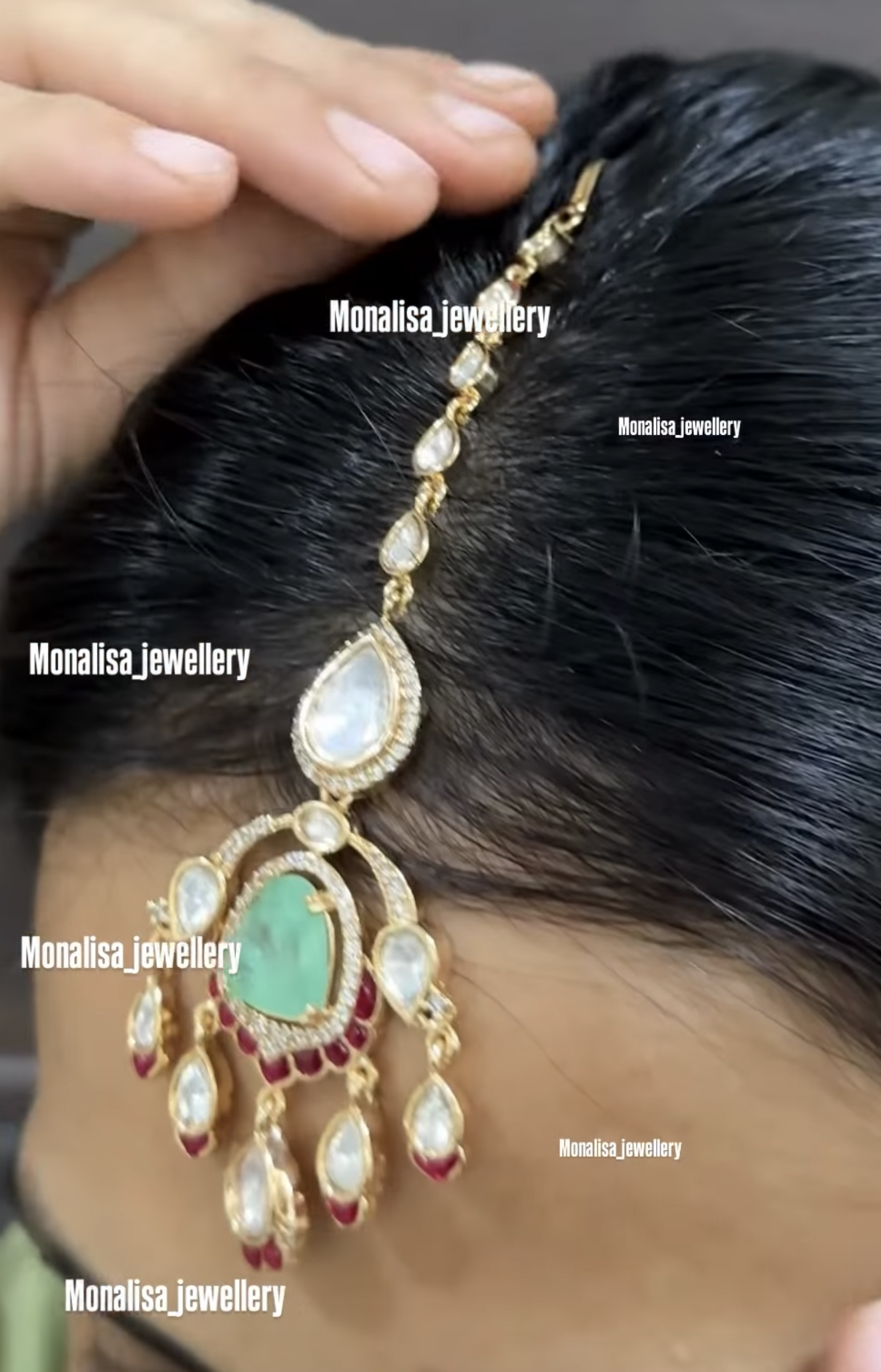 Drishya Polki Designer Necklace Set