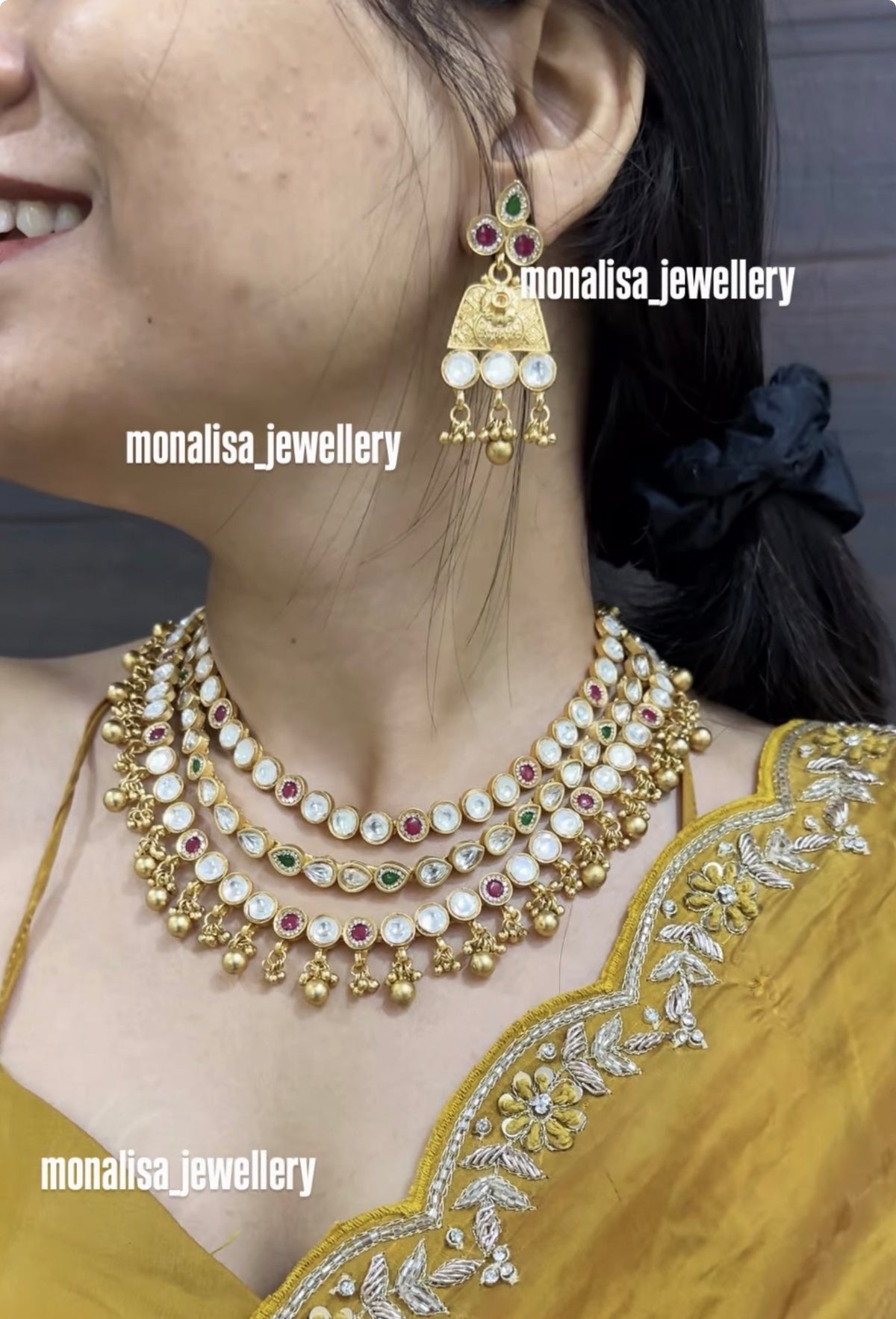 Misty Antique Designer Necklace Set