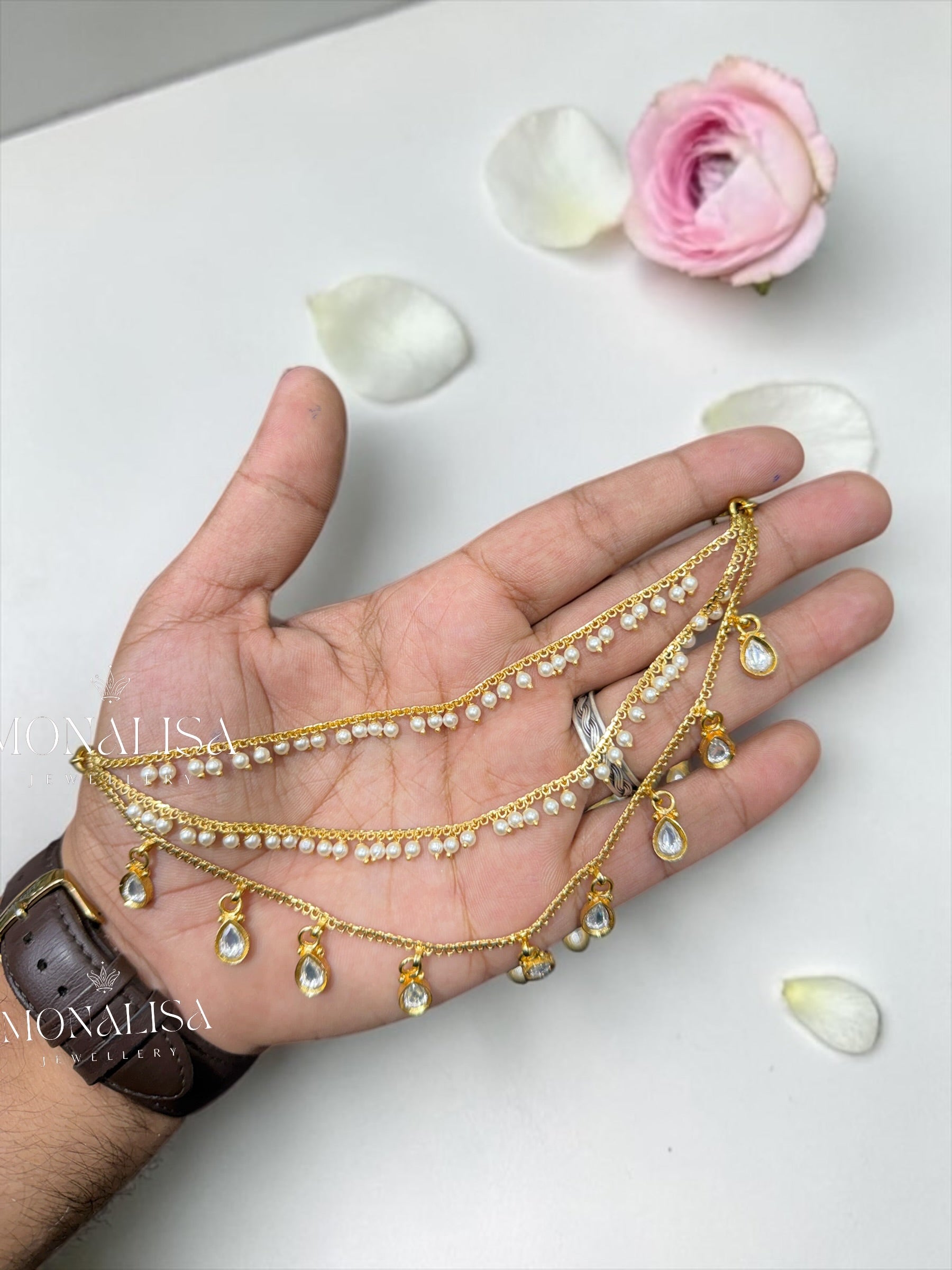 Liaka Antique Designer Ear chain