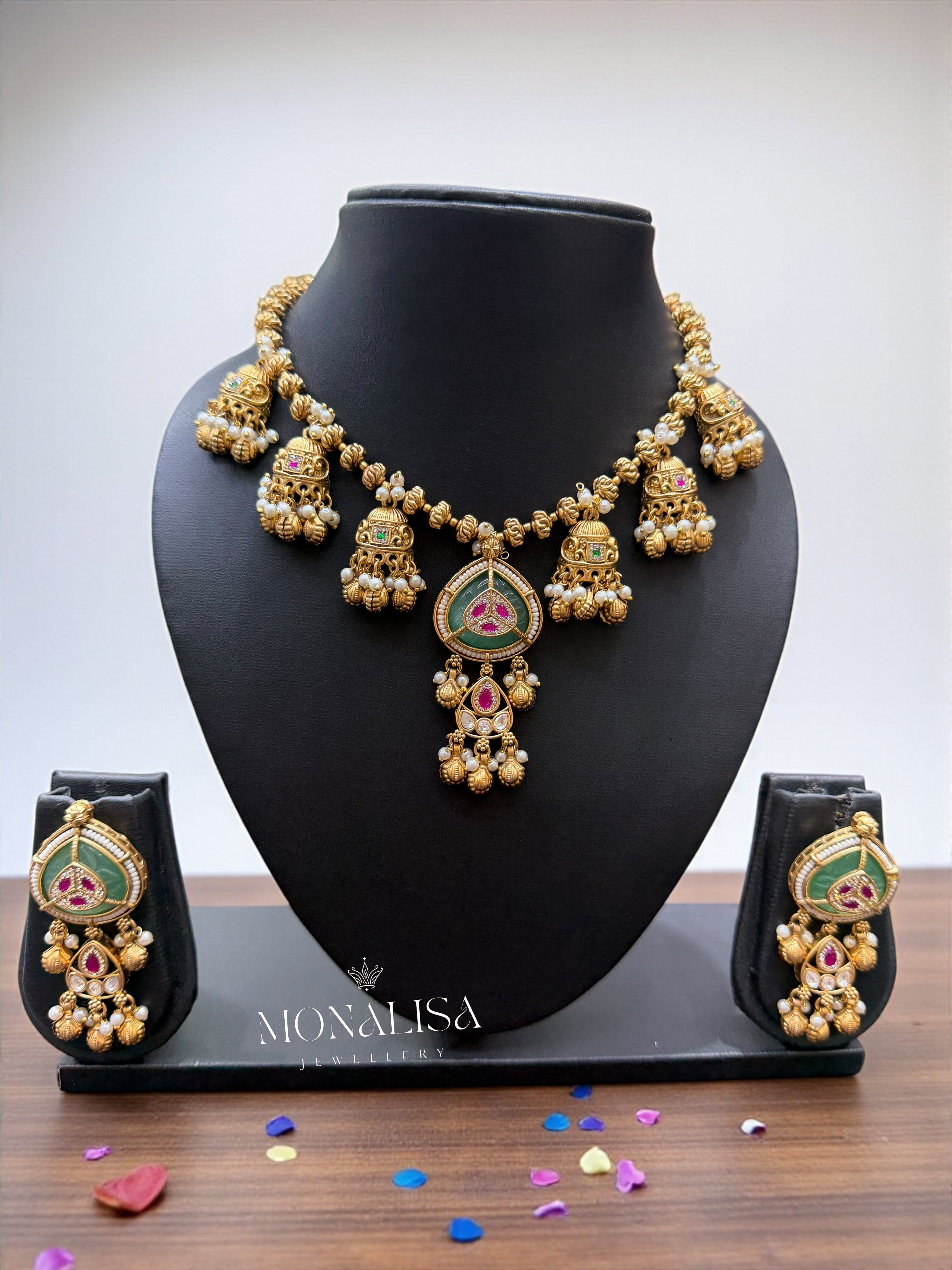 Dheriya Antique Designer Necklace Set